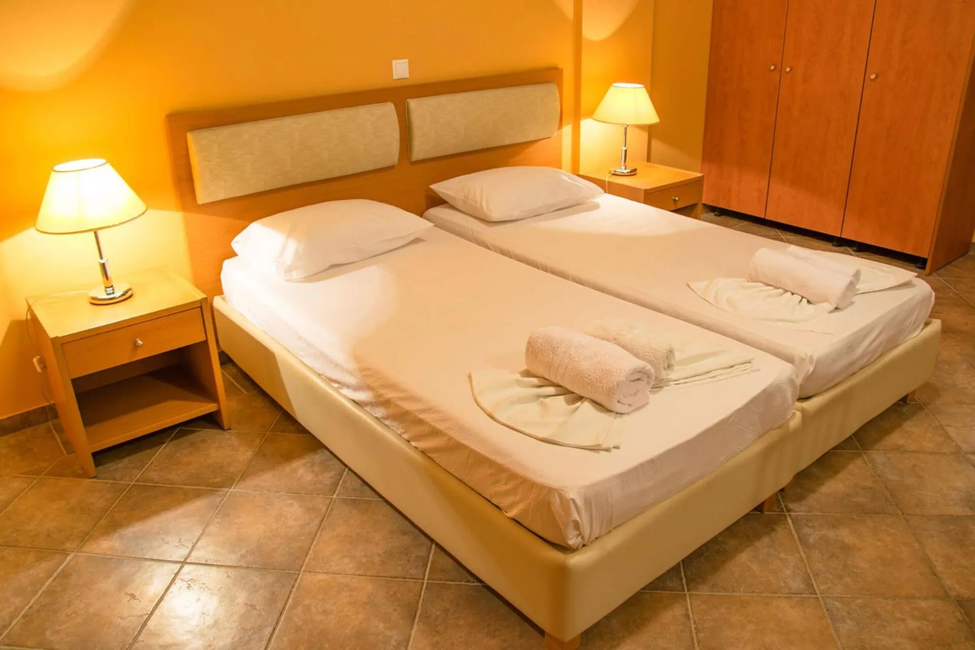 Bed in Saint Catherine Hotel