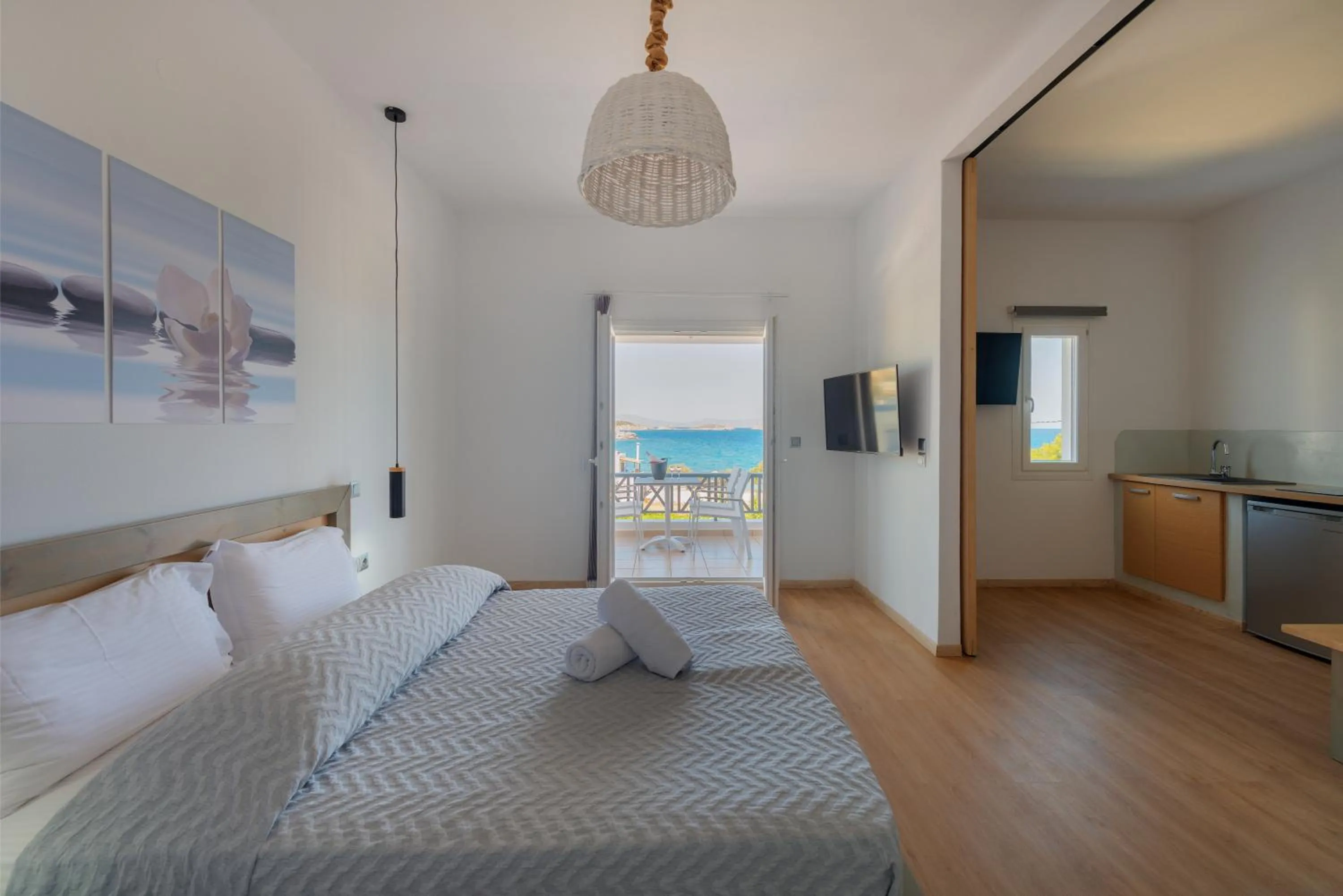 Bed in Aegean Paradiso Vacation Club - "Adults Only"