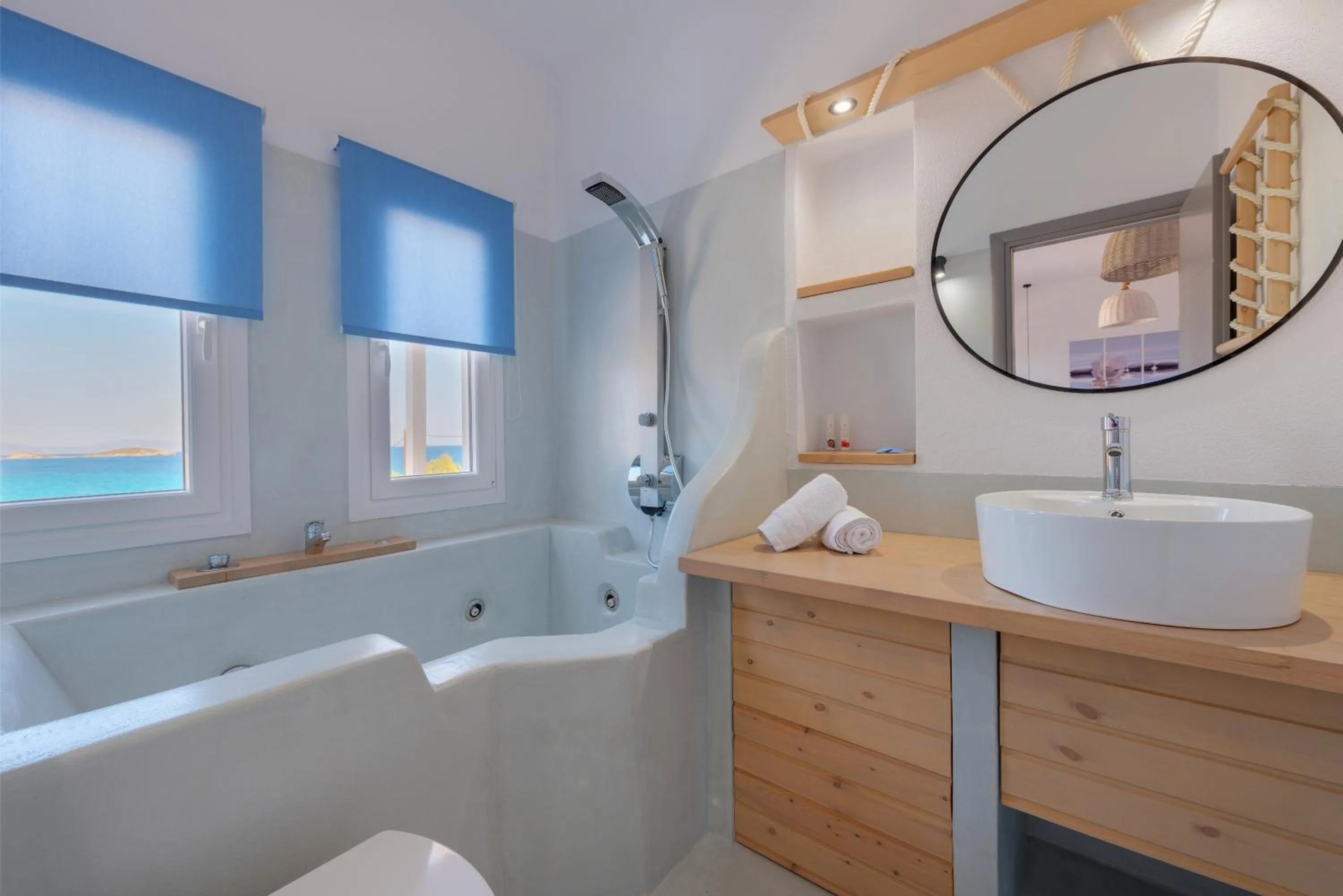 Bathroom in Aegean Paradiso Vacation Club - "Adults Only"