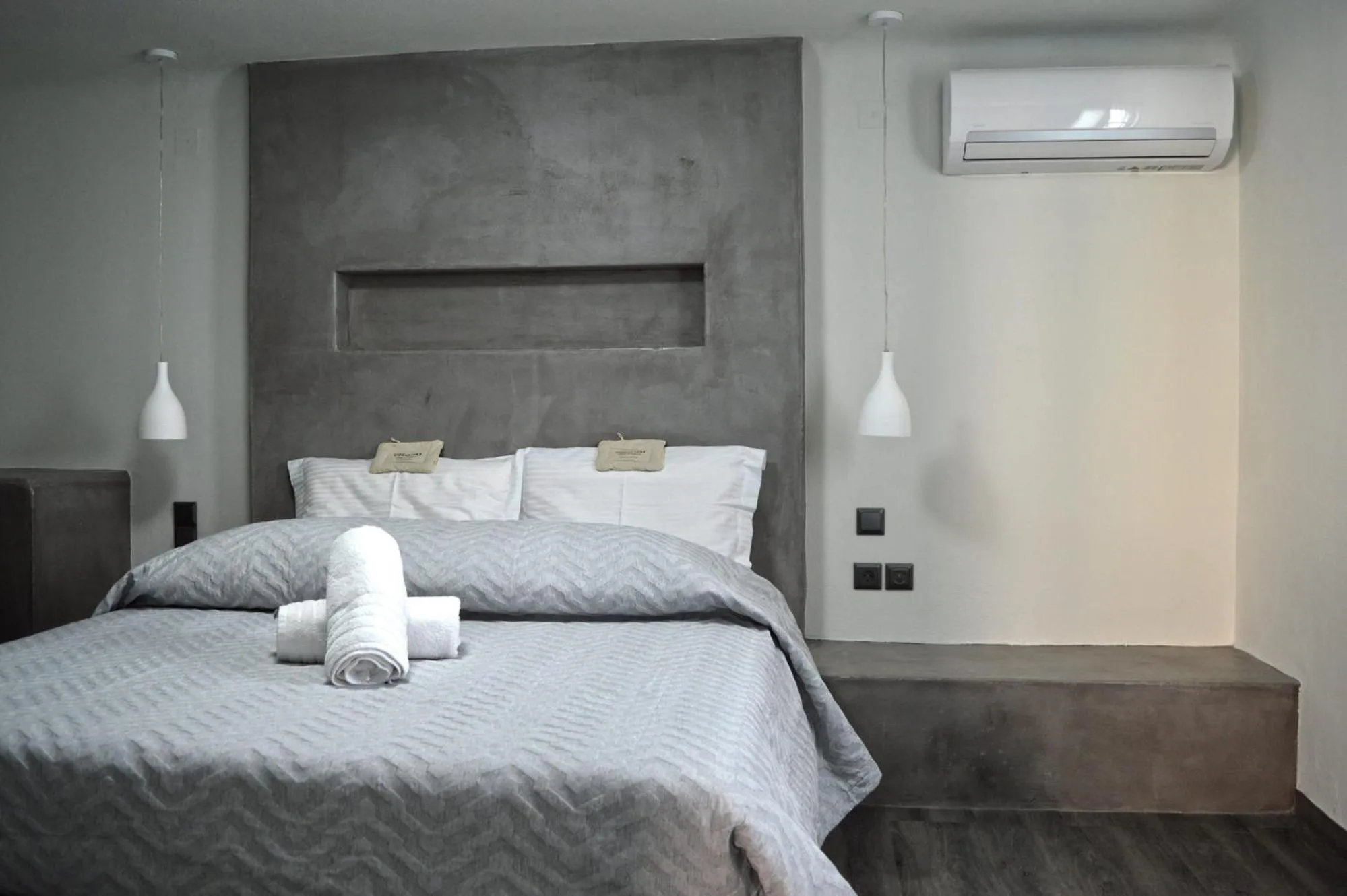 Photo of the whole room, Bed in Aegean Paradiso Vacation Club - "Adults Only"