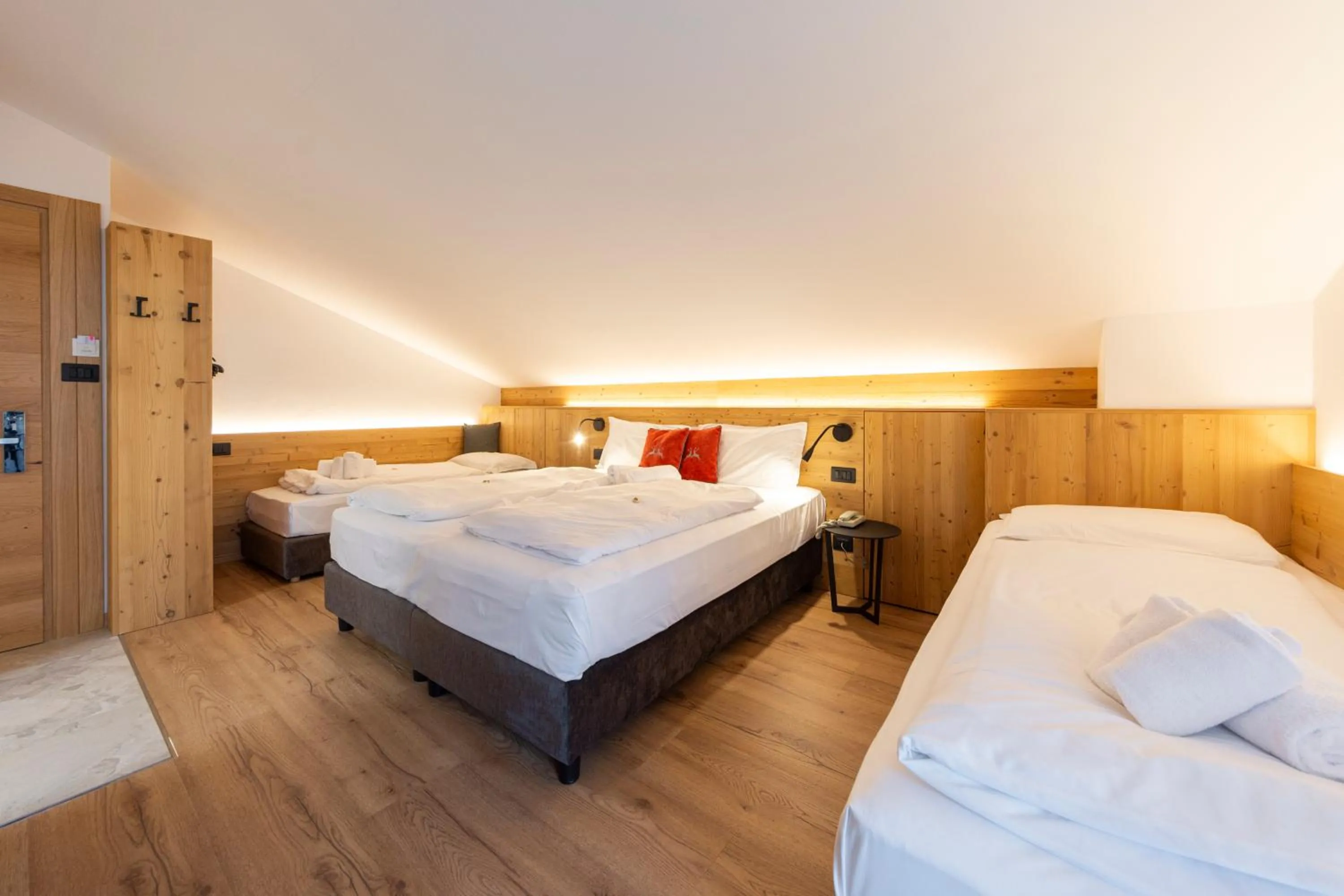 Bed in Hotel Ciampian