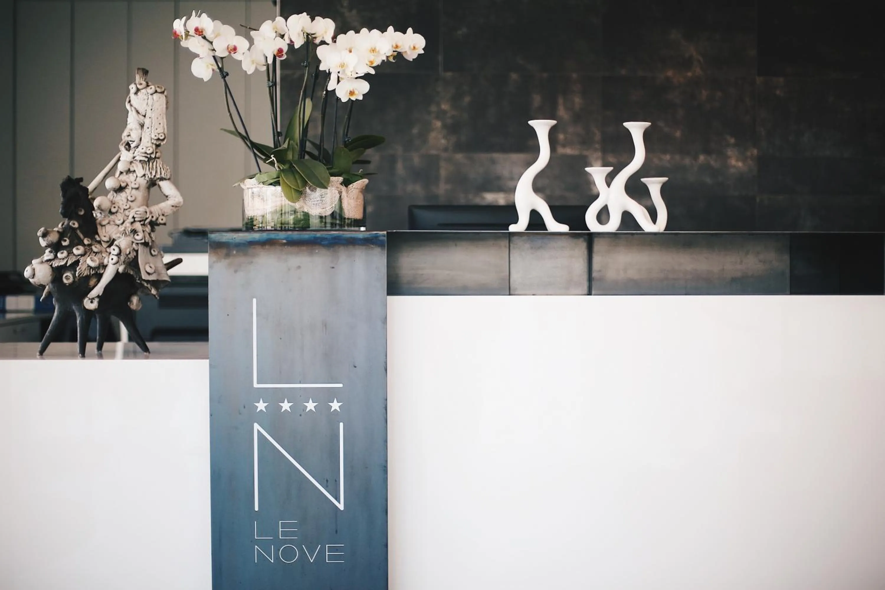 Property logo or sign in Le Nove Hotel