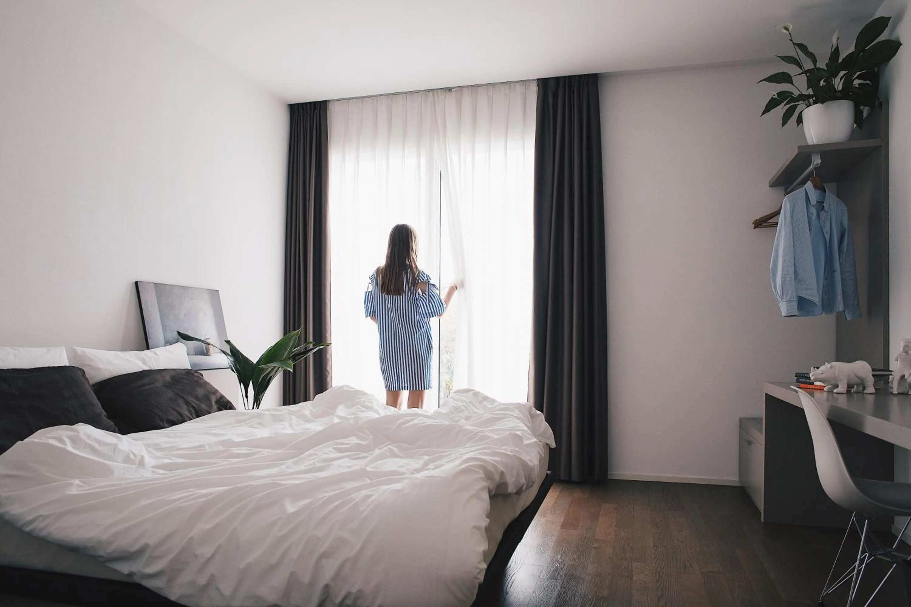 Balcony/Terrace, Bed in Le Nove Hotel