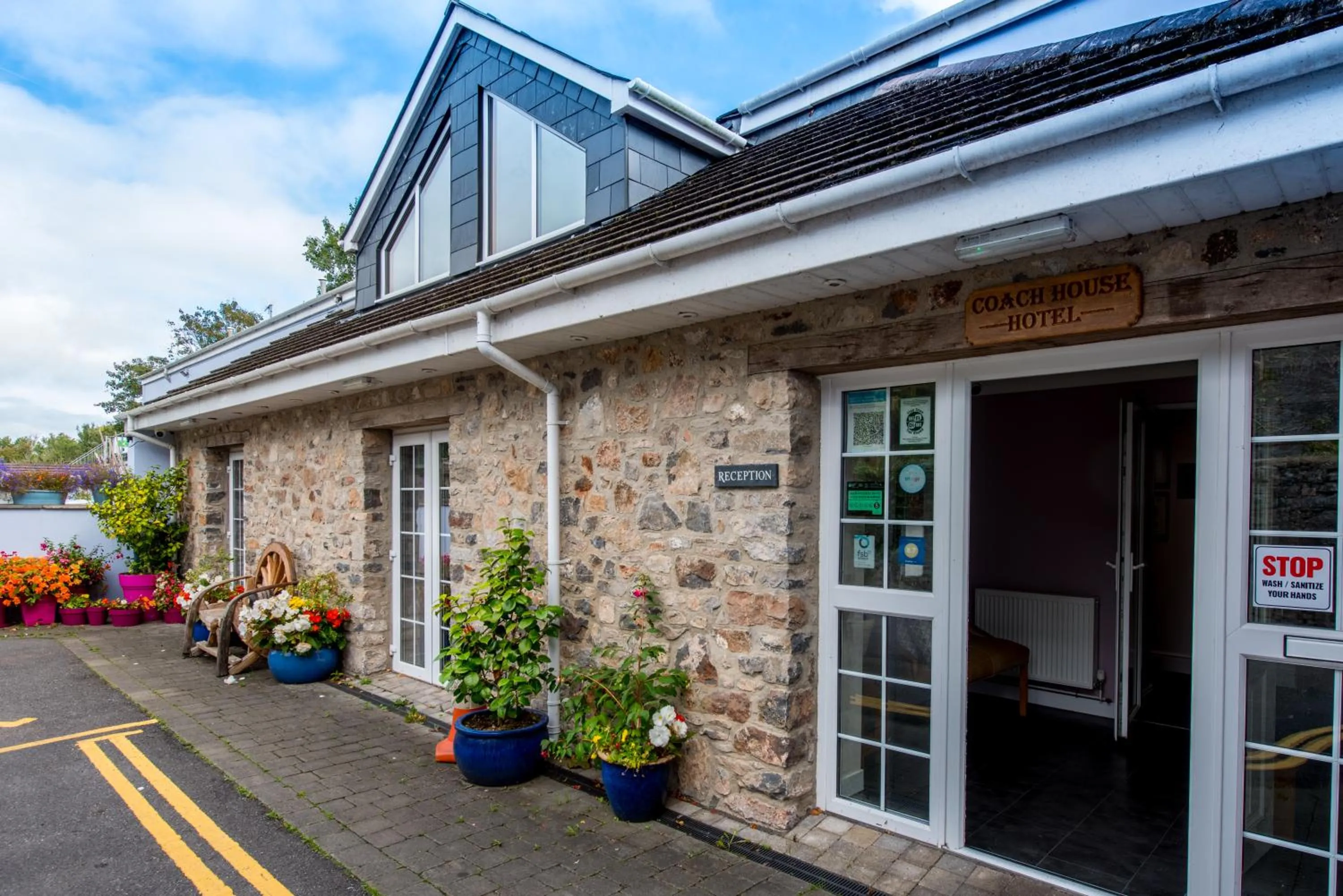 Facade/entrance in The Coach House Hotel