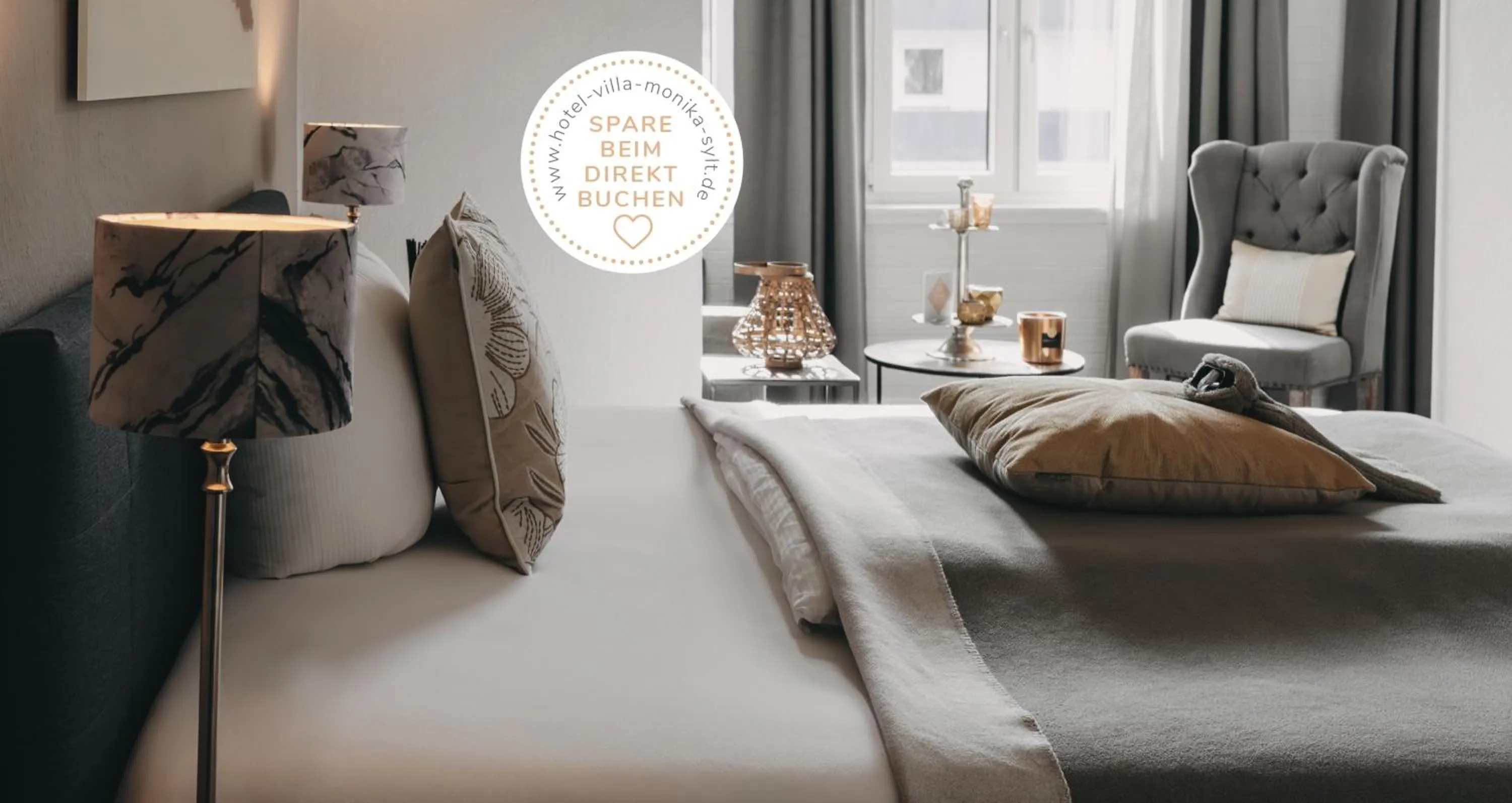 Bed in Boutique Hotel Villa Monika