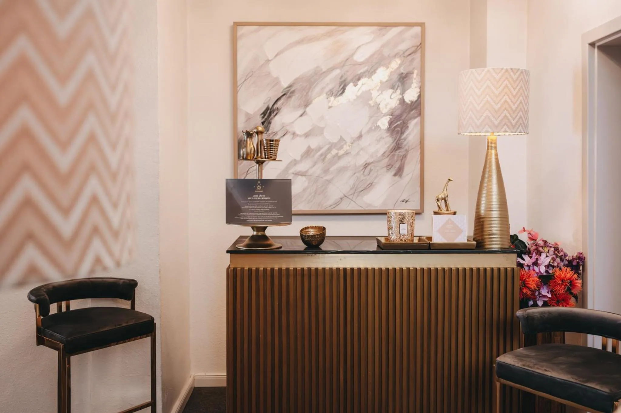 Lobby or reception in Boutique Hotel Villa Monika