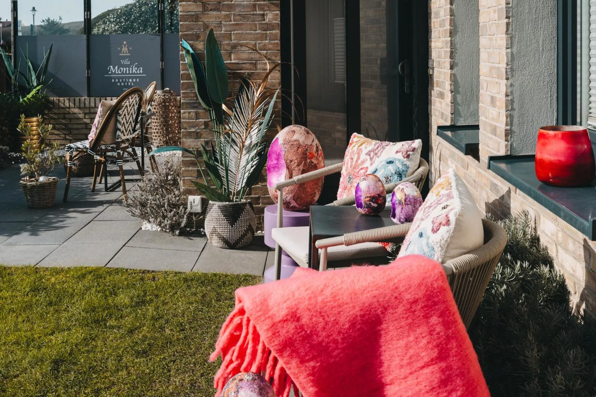 Patio in Boutique Hotel Villa Monika