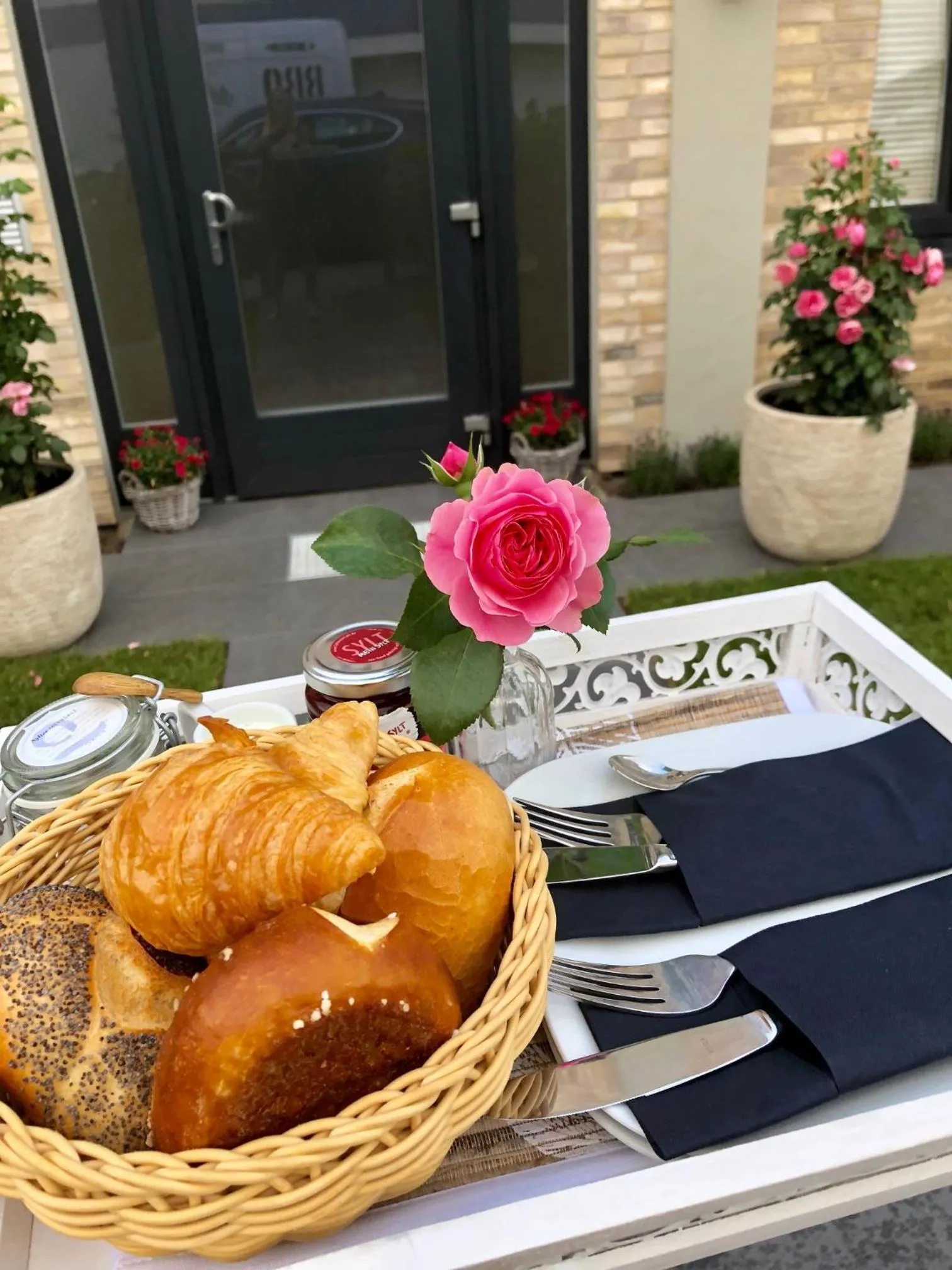 Continental breakfast in Boutique Hotel Villa Monika