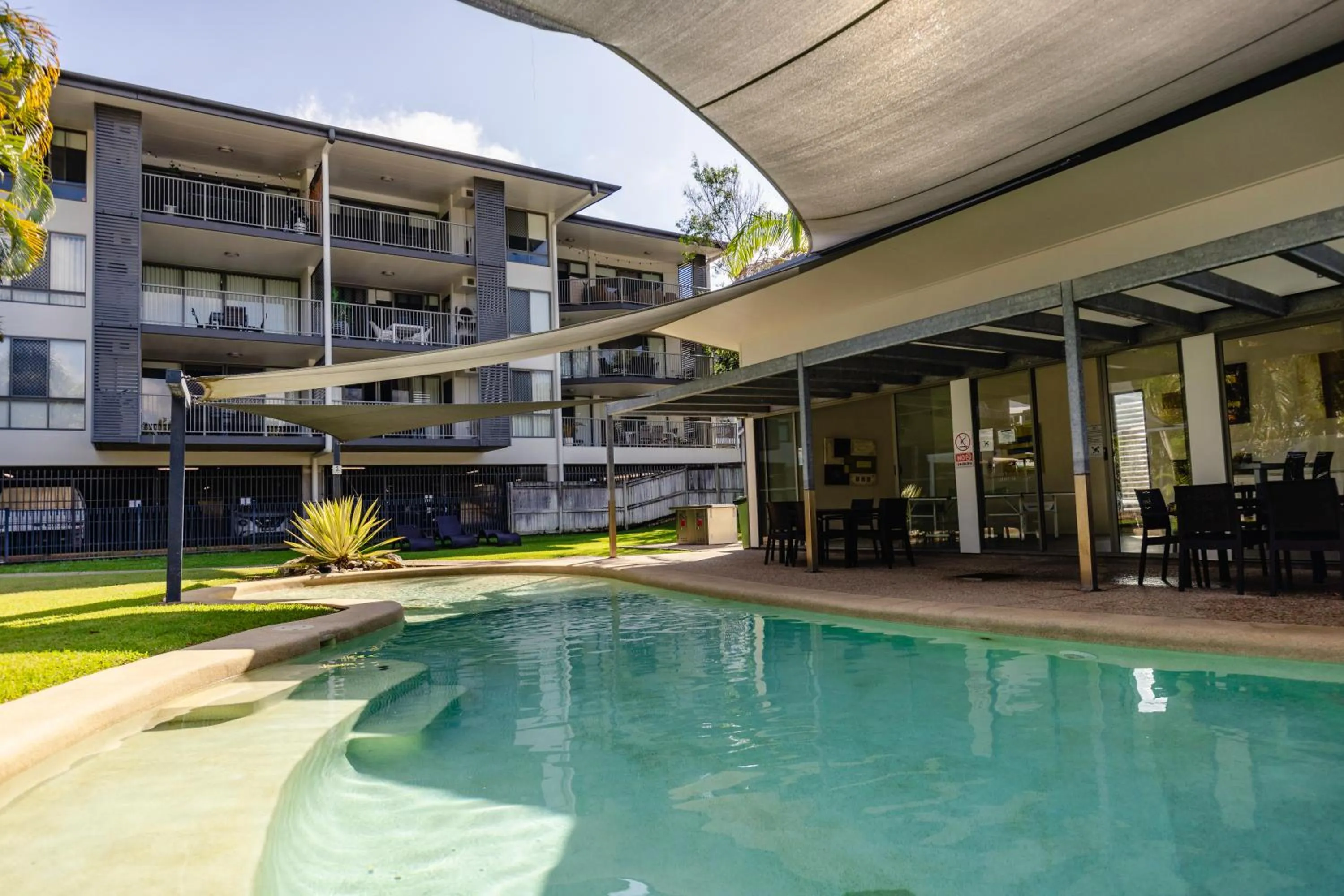 Swimming pool in Beaches on Lammermoor Apartments