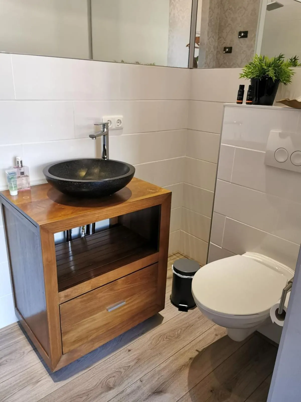 Toilet in B&B de Notaris