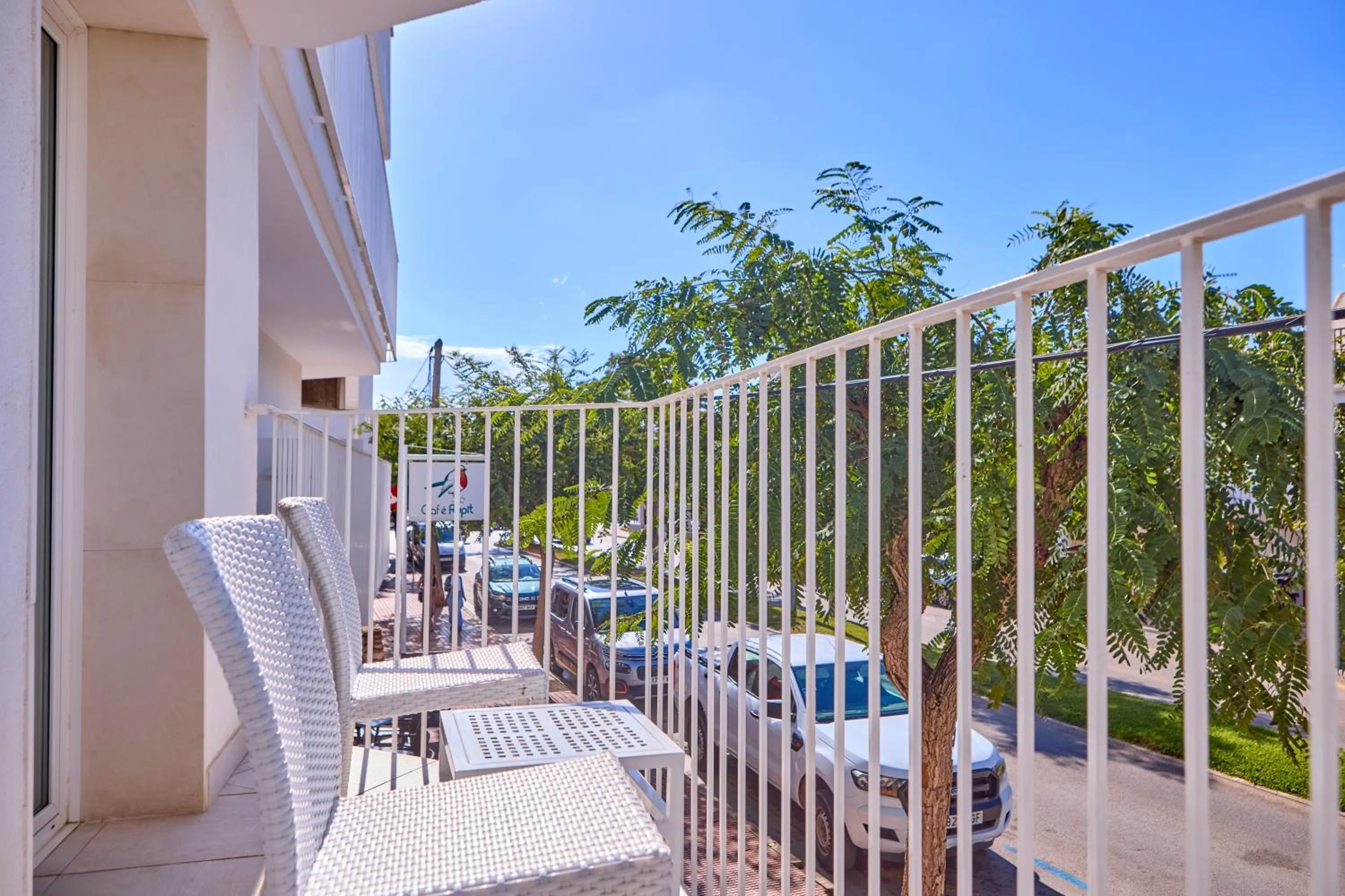 Balcony/Terrace in INNER Hotel Rupit "Adults Only"