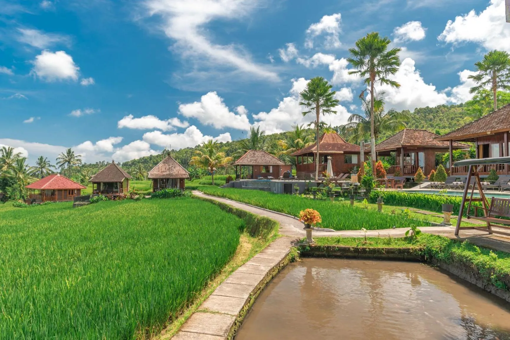 Natural landscape in Villa Sande