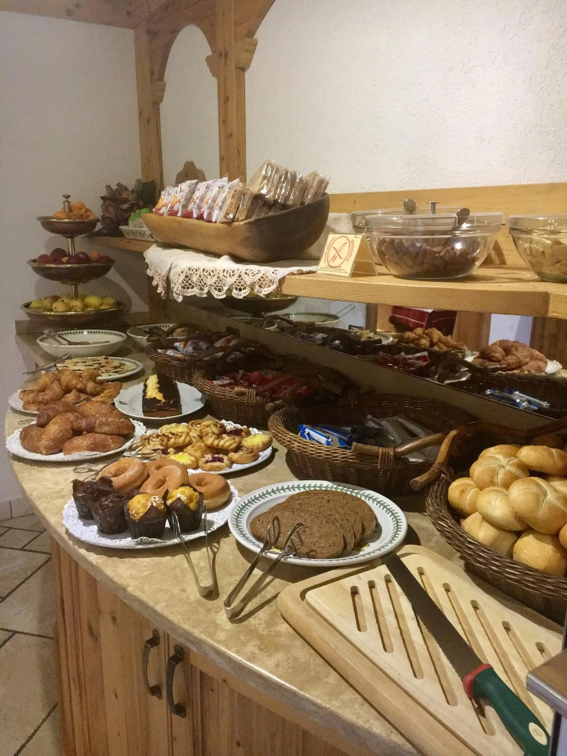 Continental breakfast in Hotel Stalon Alpine Chic