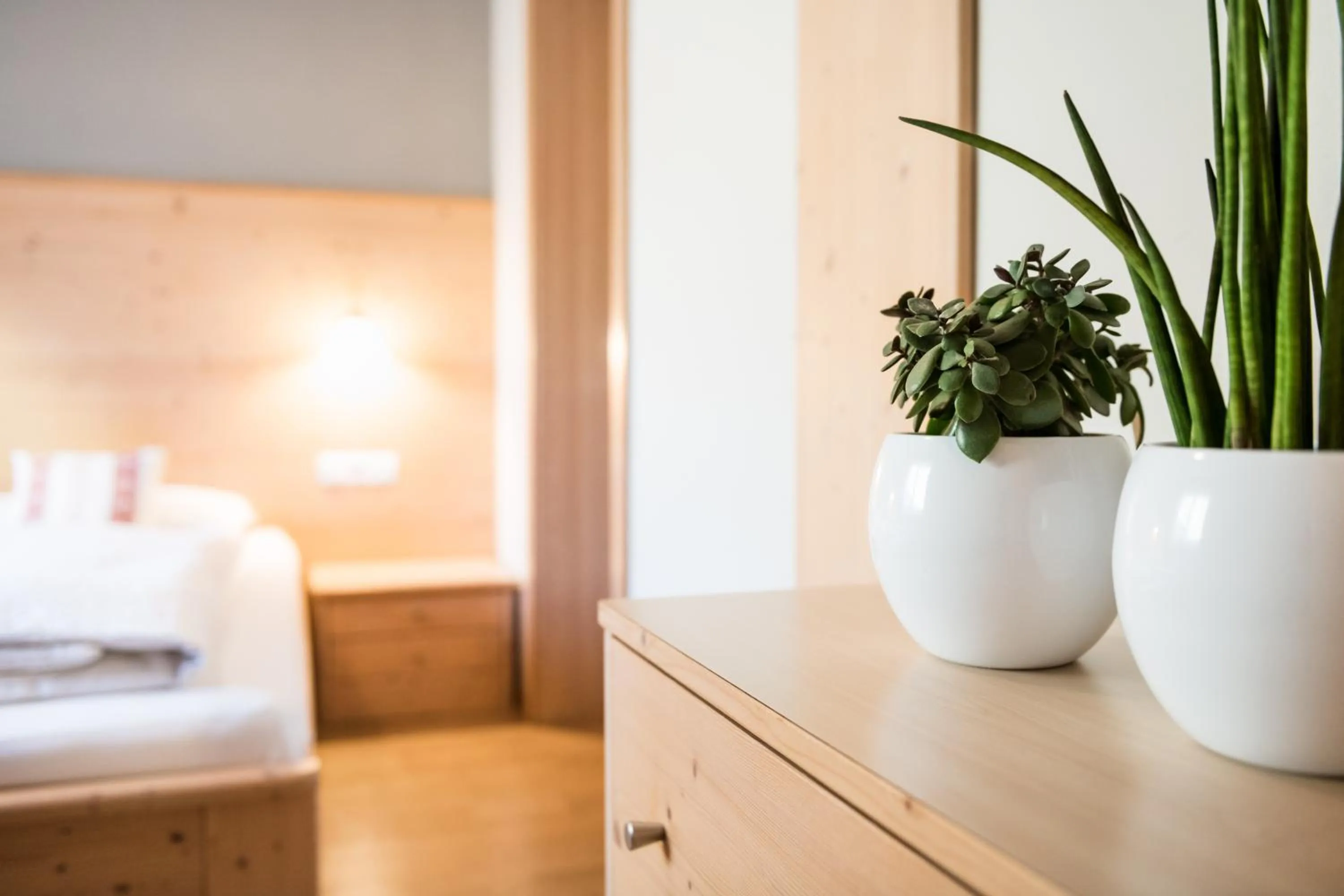 Decorative detail, Bed in Chalet Vanzi