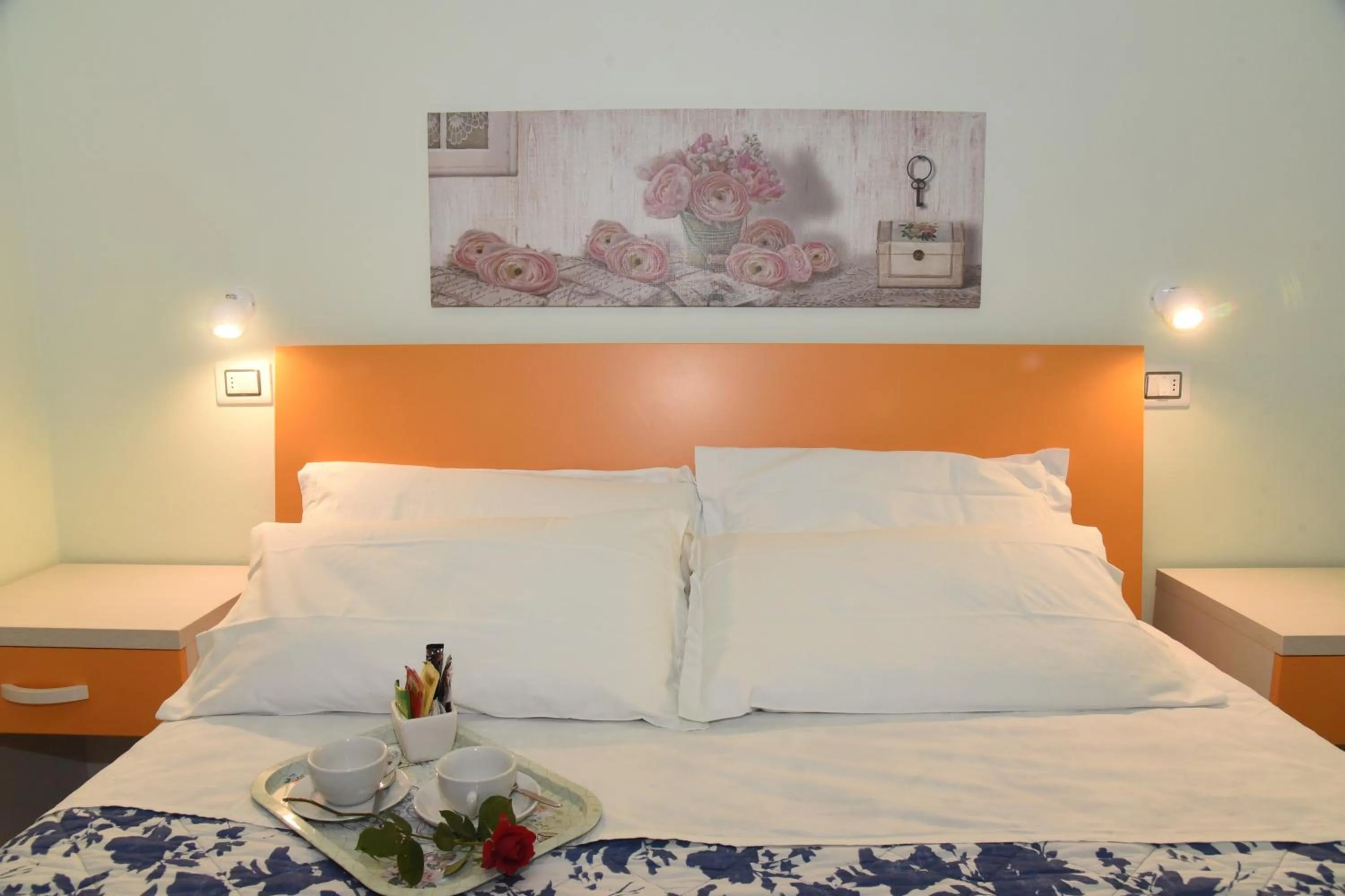 Bedroom, Bed in Albergo La Rosetta