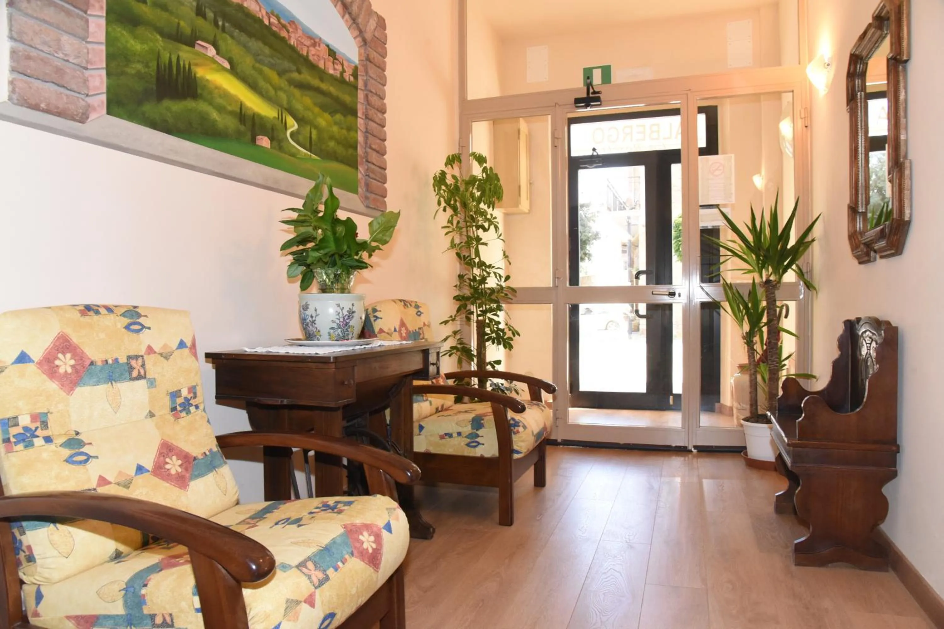 Lobby or reception in Albergo La Rosetta