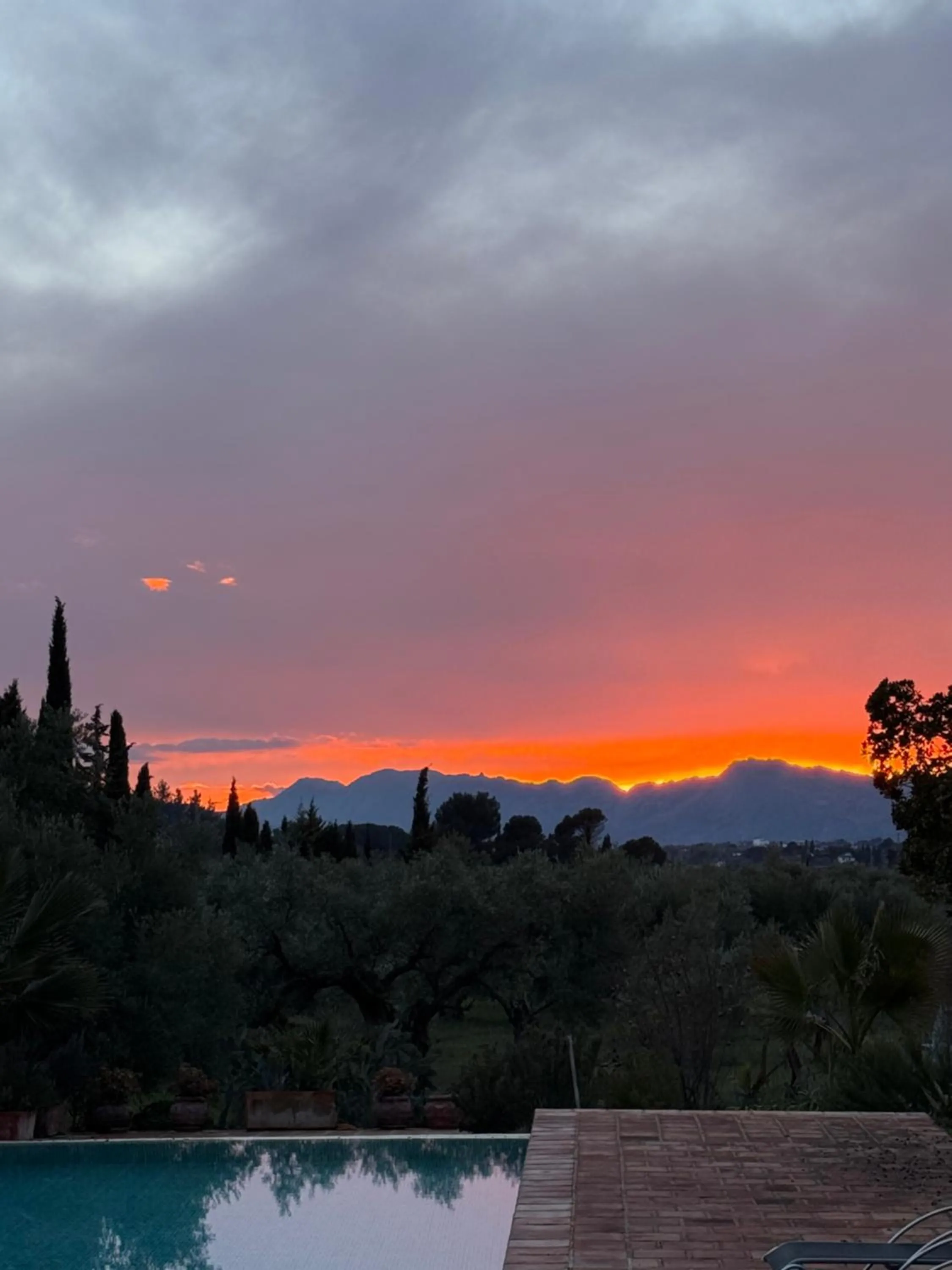 Sunset in La Guzmana de Ronda