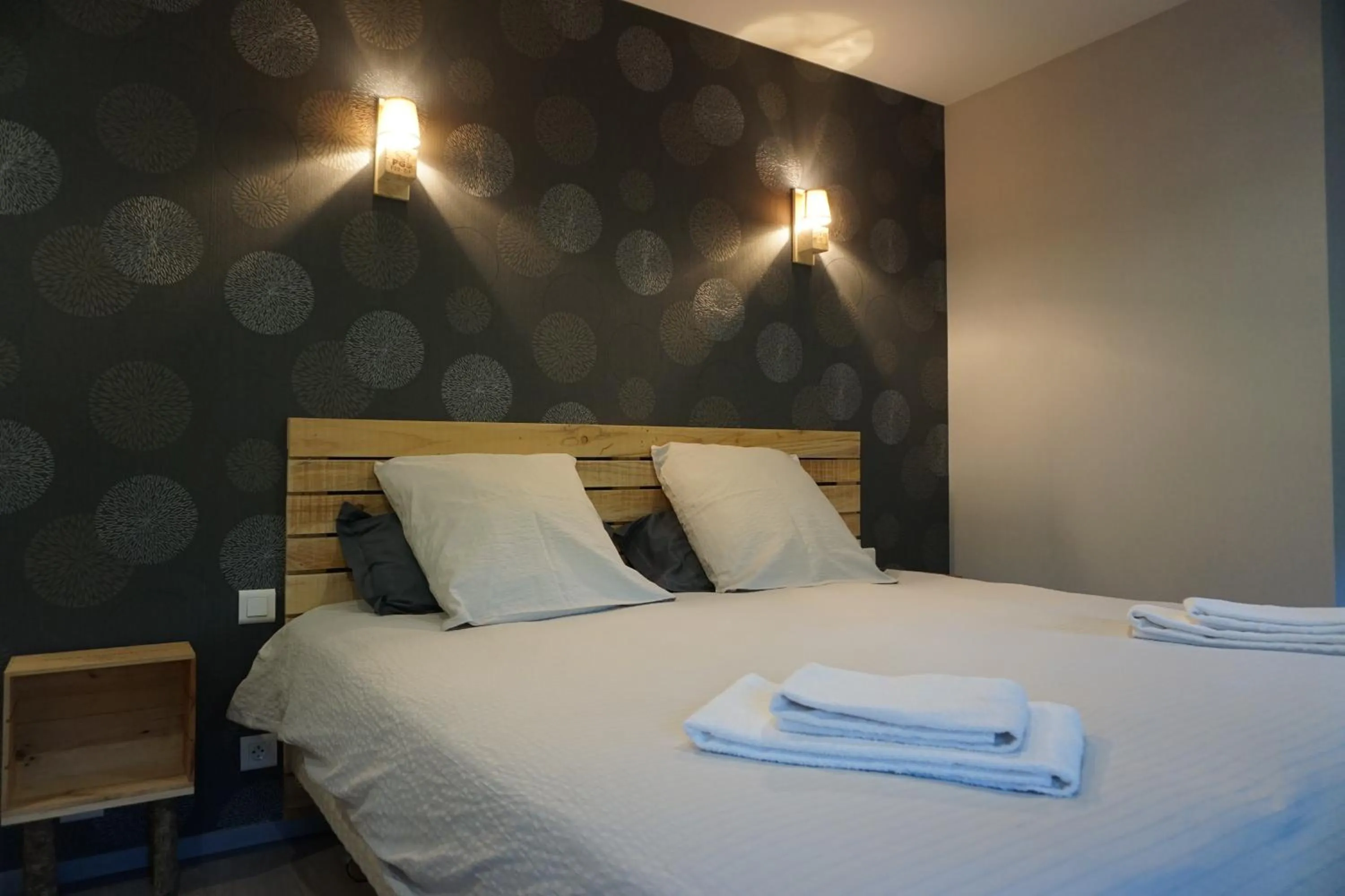 Bed in Chambres et table d’hôtes le Barret