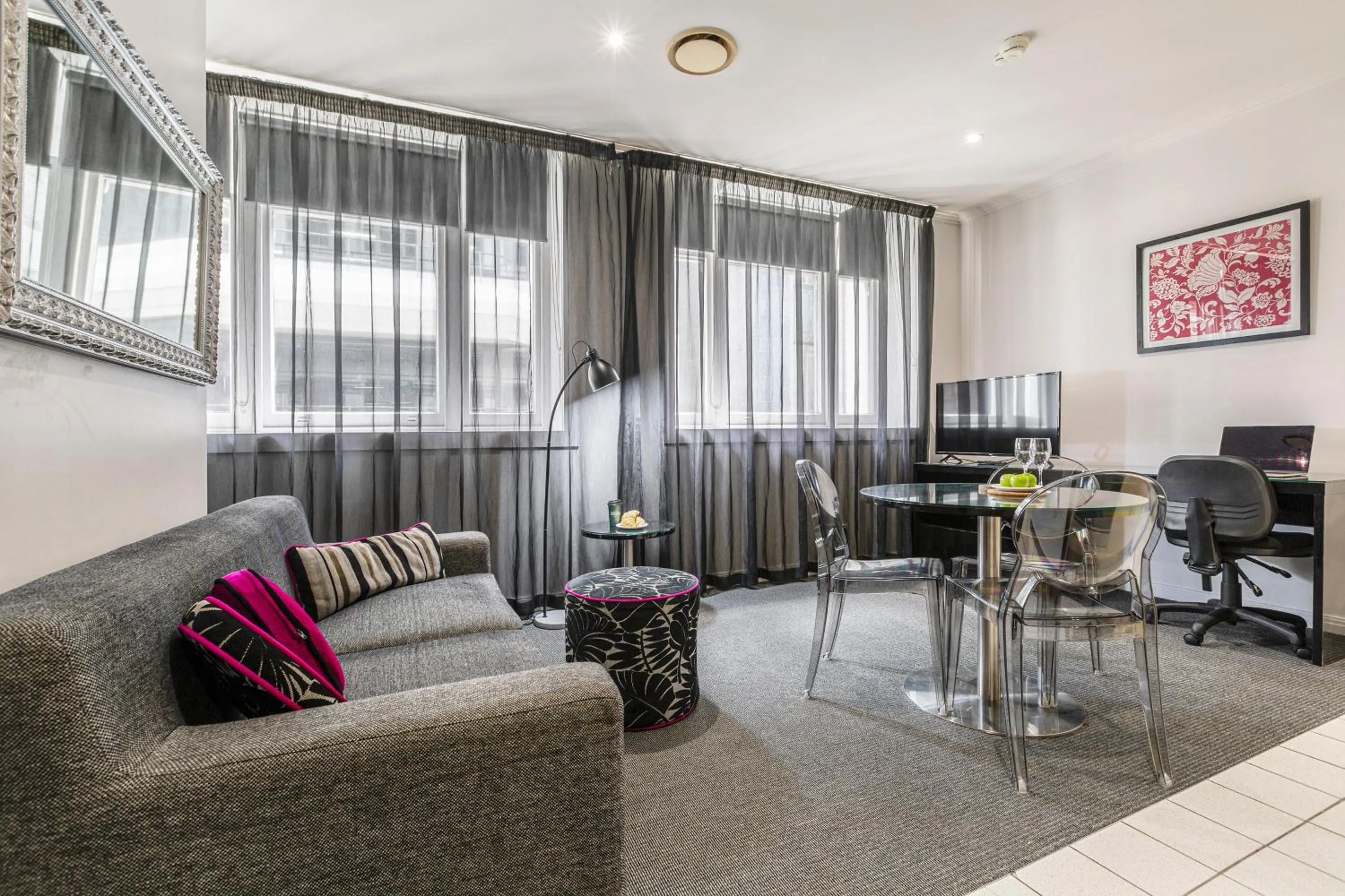 Living room in Punthill Apartment Hotel - Flinders Lane