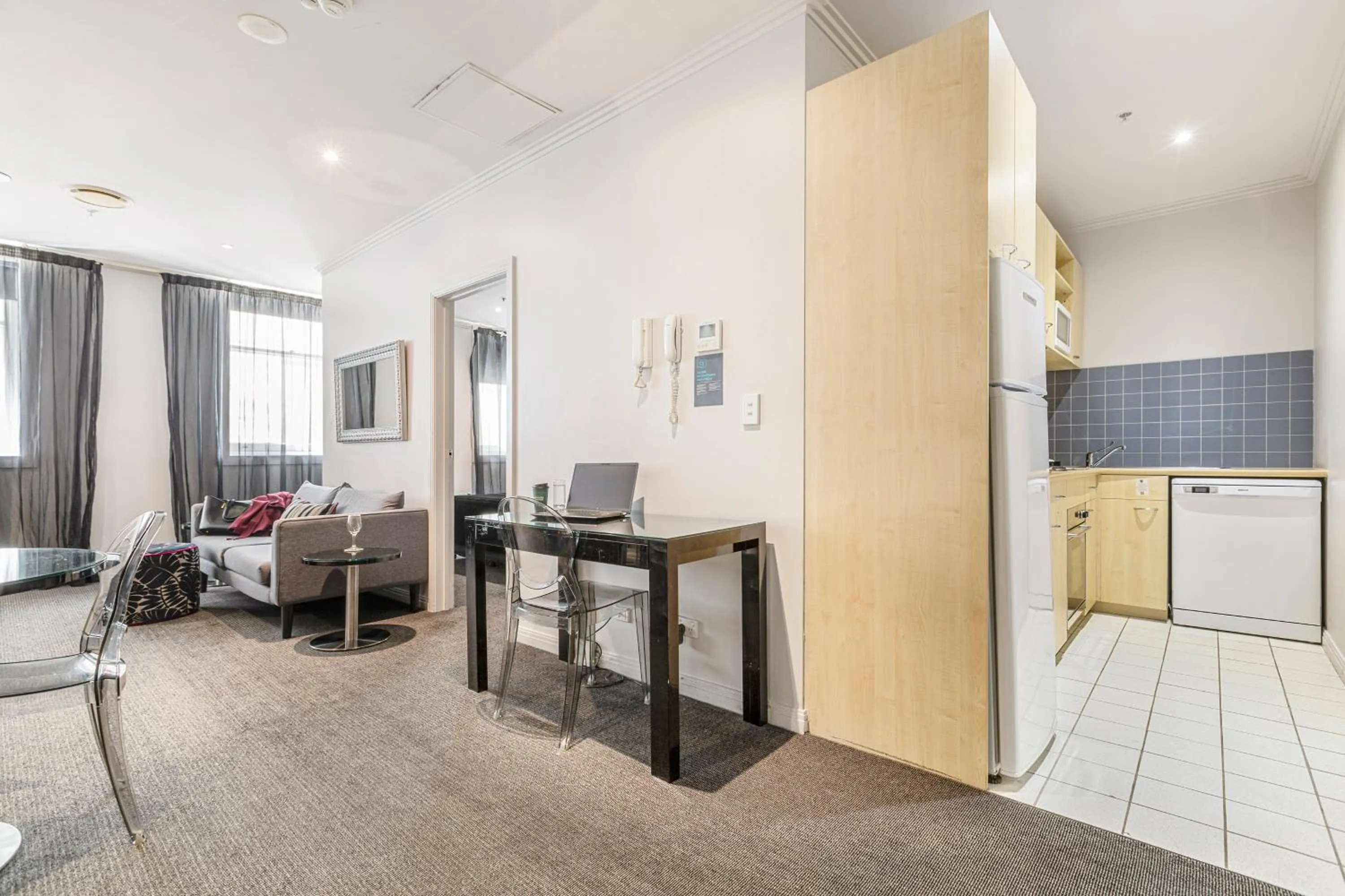 Living room in Punthill Apartment Hotel - Flinders Lane