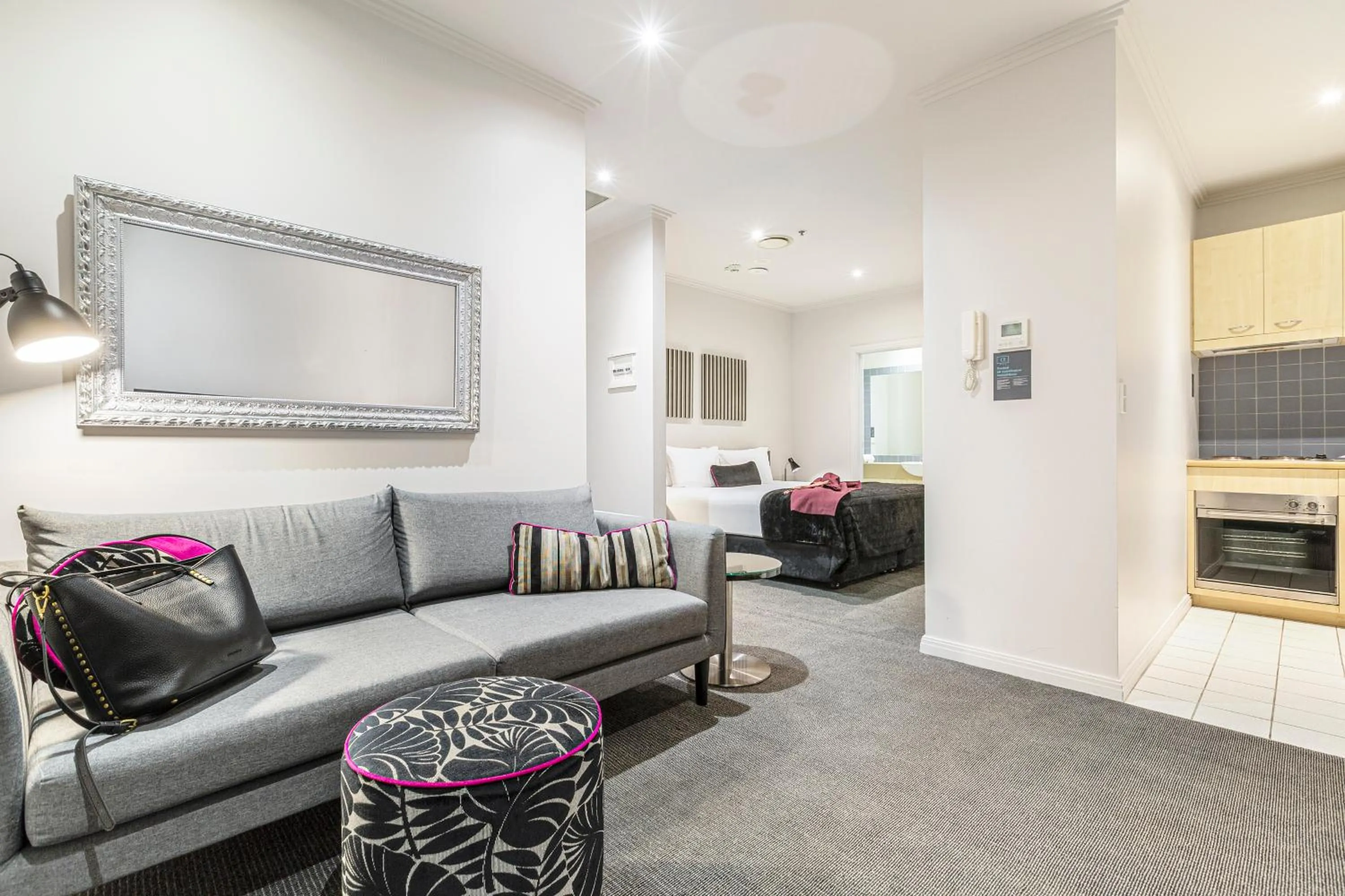 Living room in Punthill Apartment Hotel - Flinders Lane