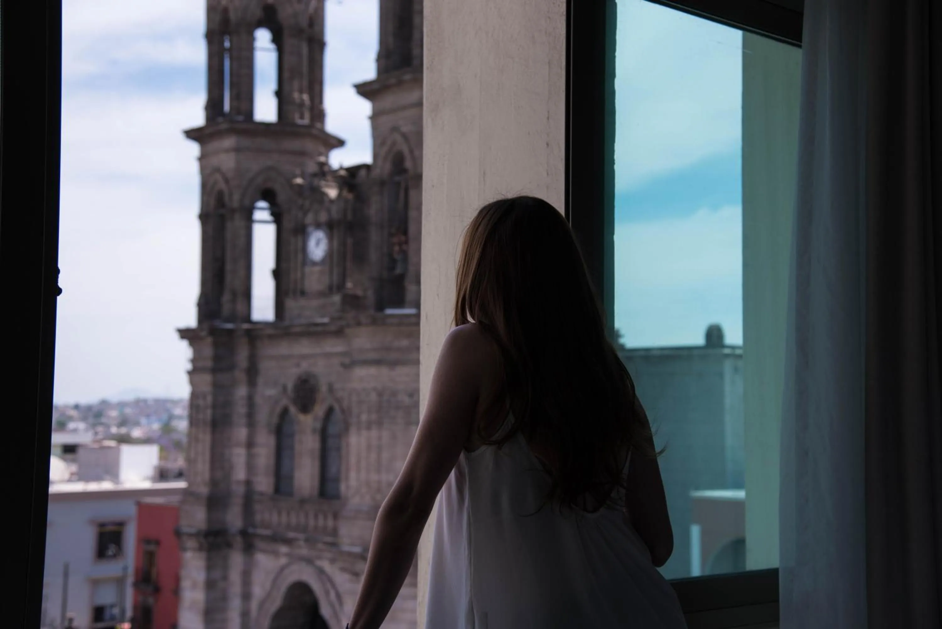 City view in Hotel Fray Junipero Serra