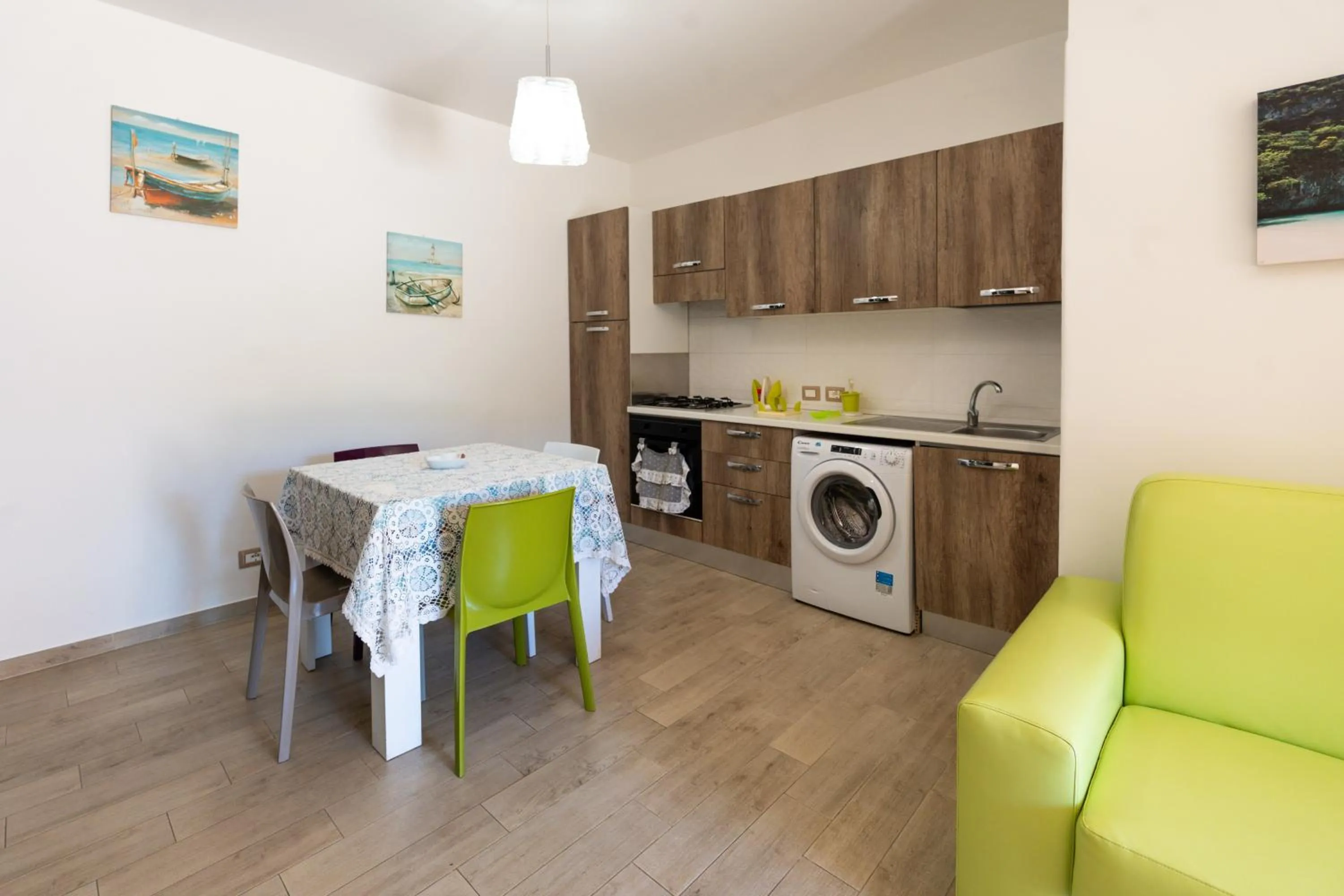 Kitchen or kitchenette in Villa Santangelo