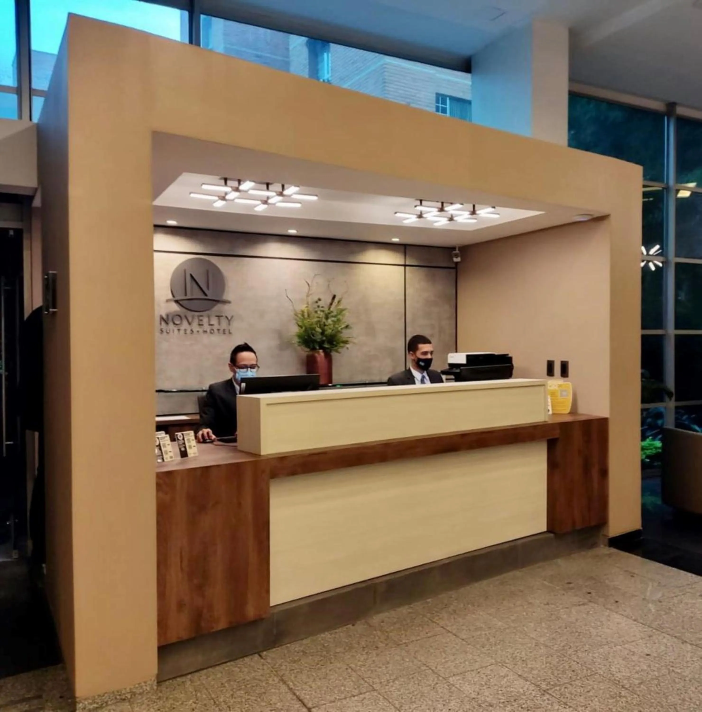 Lobby or reception in Novelty Suites Hotel - Oviedo Mall