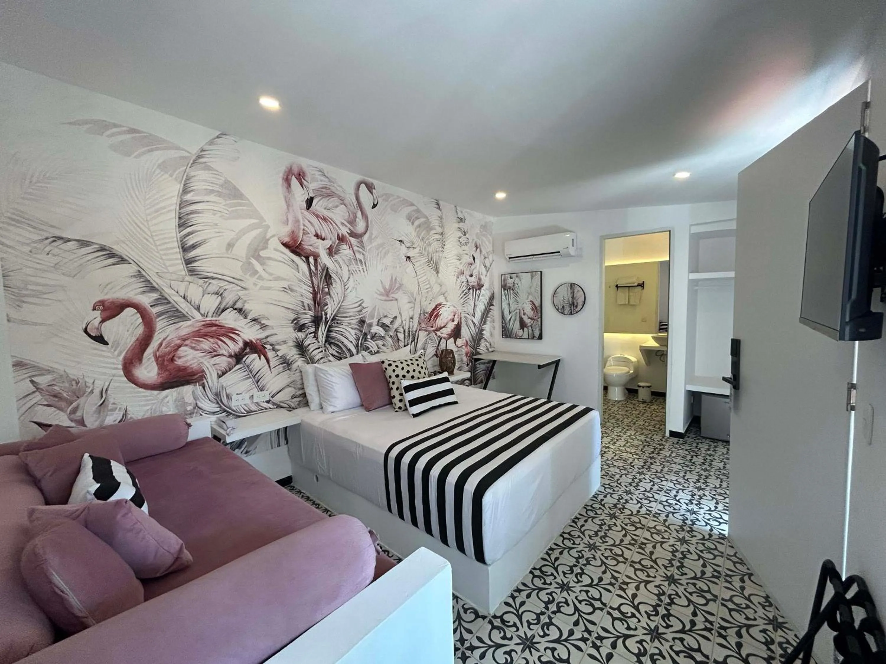 Bed in Casa Verde Boutique Hotel