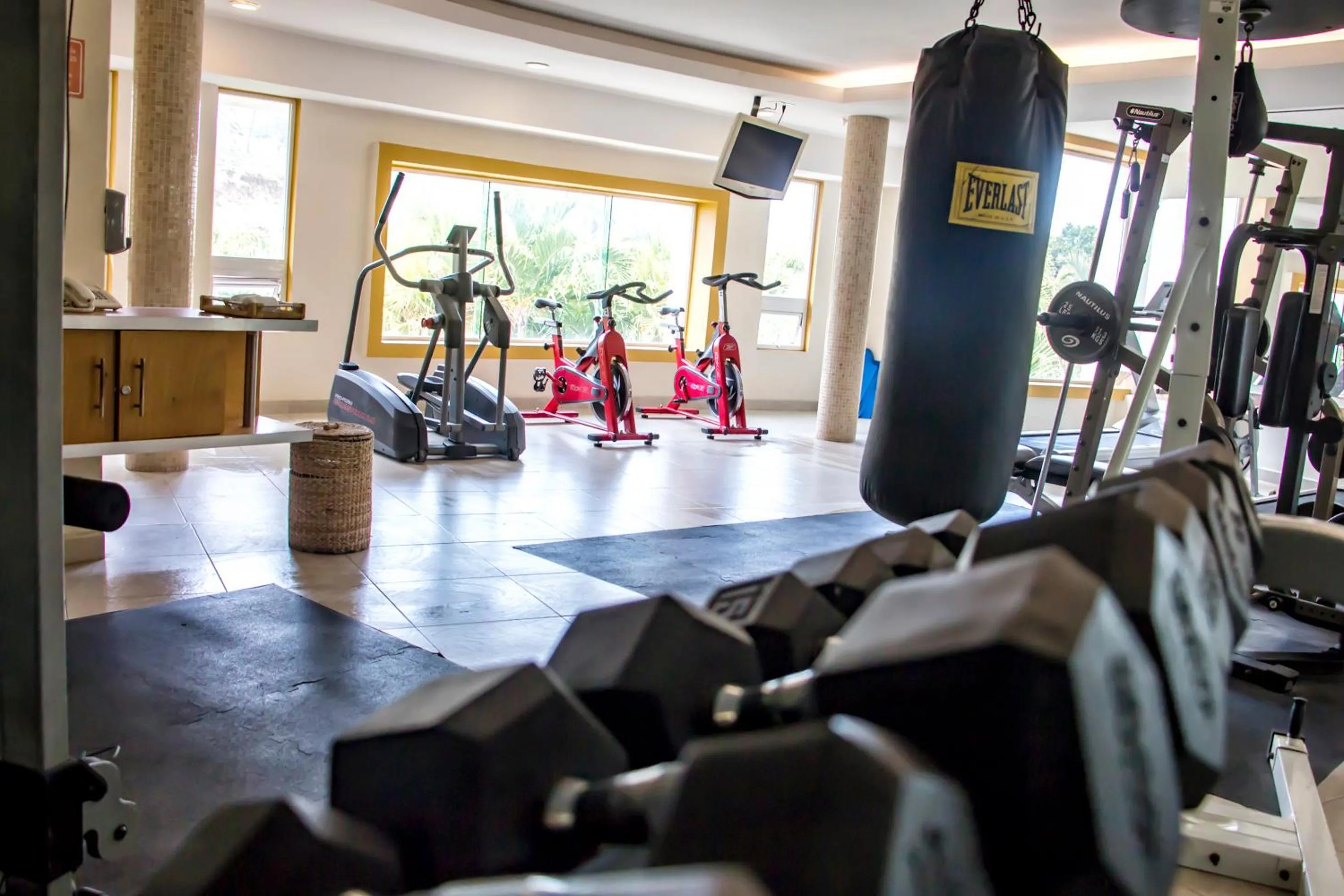 Fitness centre/facilities in Artisan Playa Esmeralda Family Beach Hotel