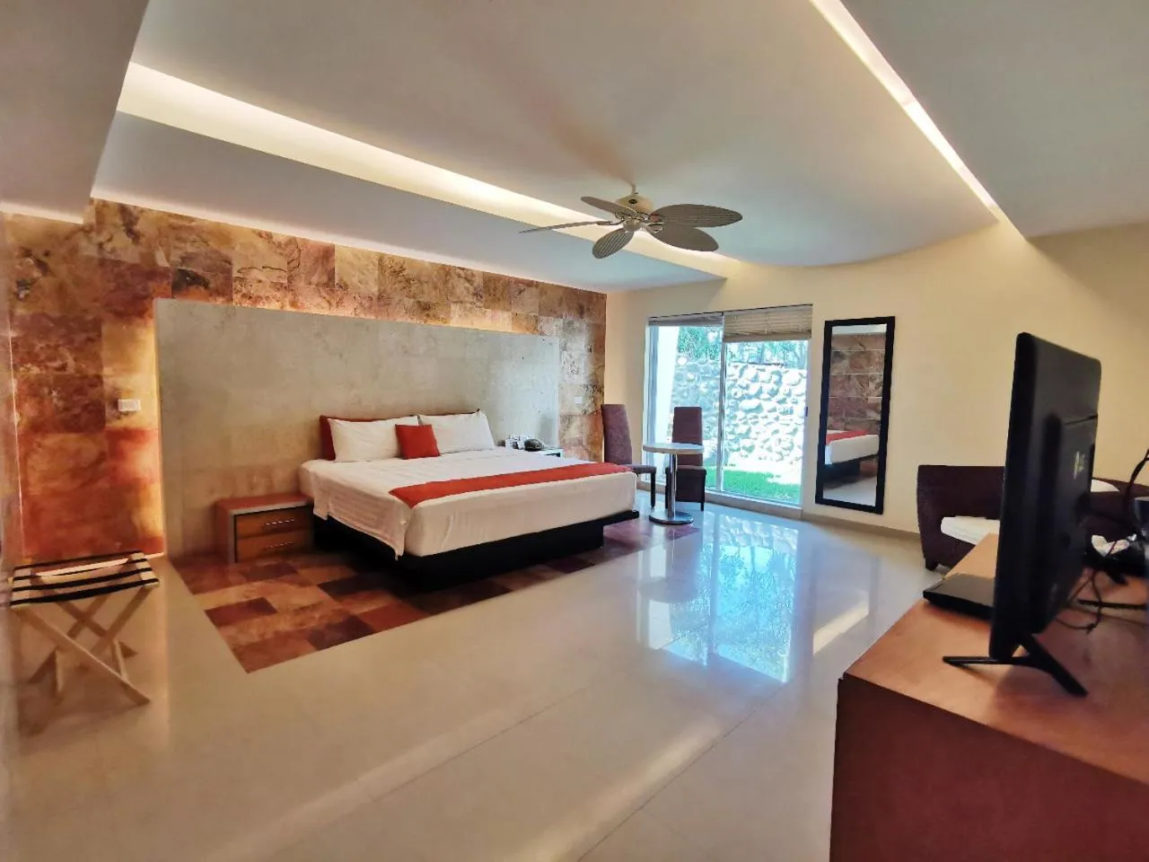 Bedroom, Bed in Artisan Playa Esmeralda Family Beach Hotel