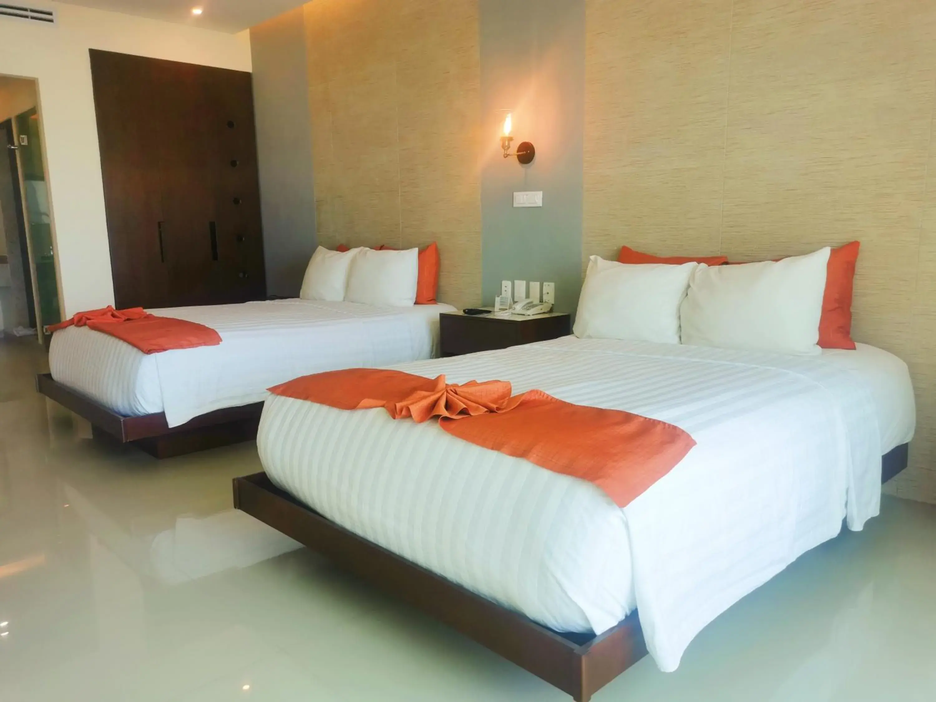 Bedroom, Bed in Artisan Playa Esmeralda Family Beach Hotel Bedroom, Bed in Artisan Playa Esmeralda Family Beach Hotel