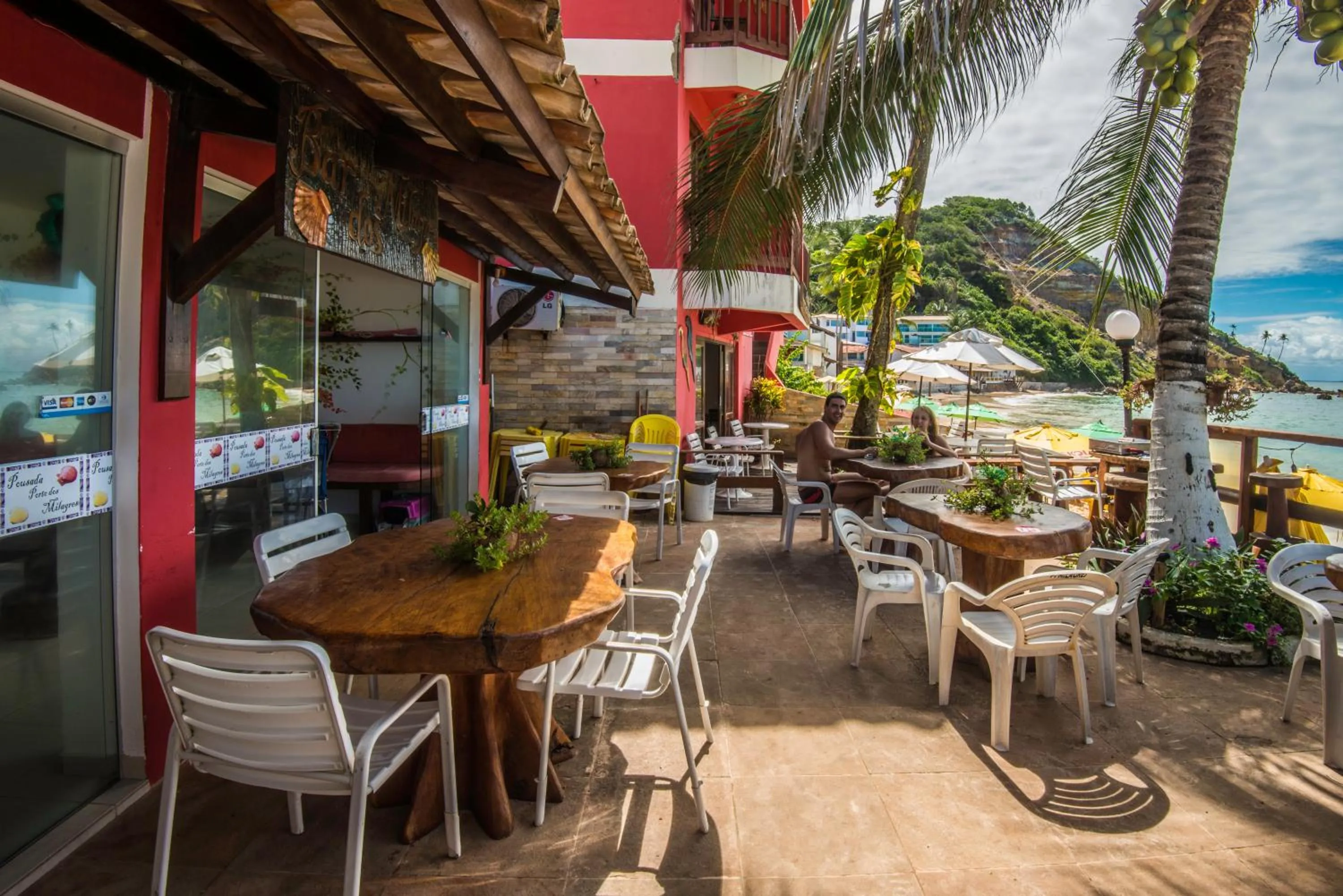 Patio in Pousada Porto dos Milagres