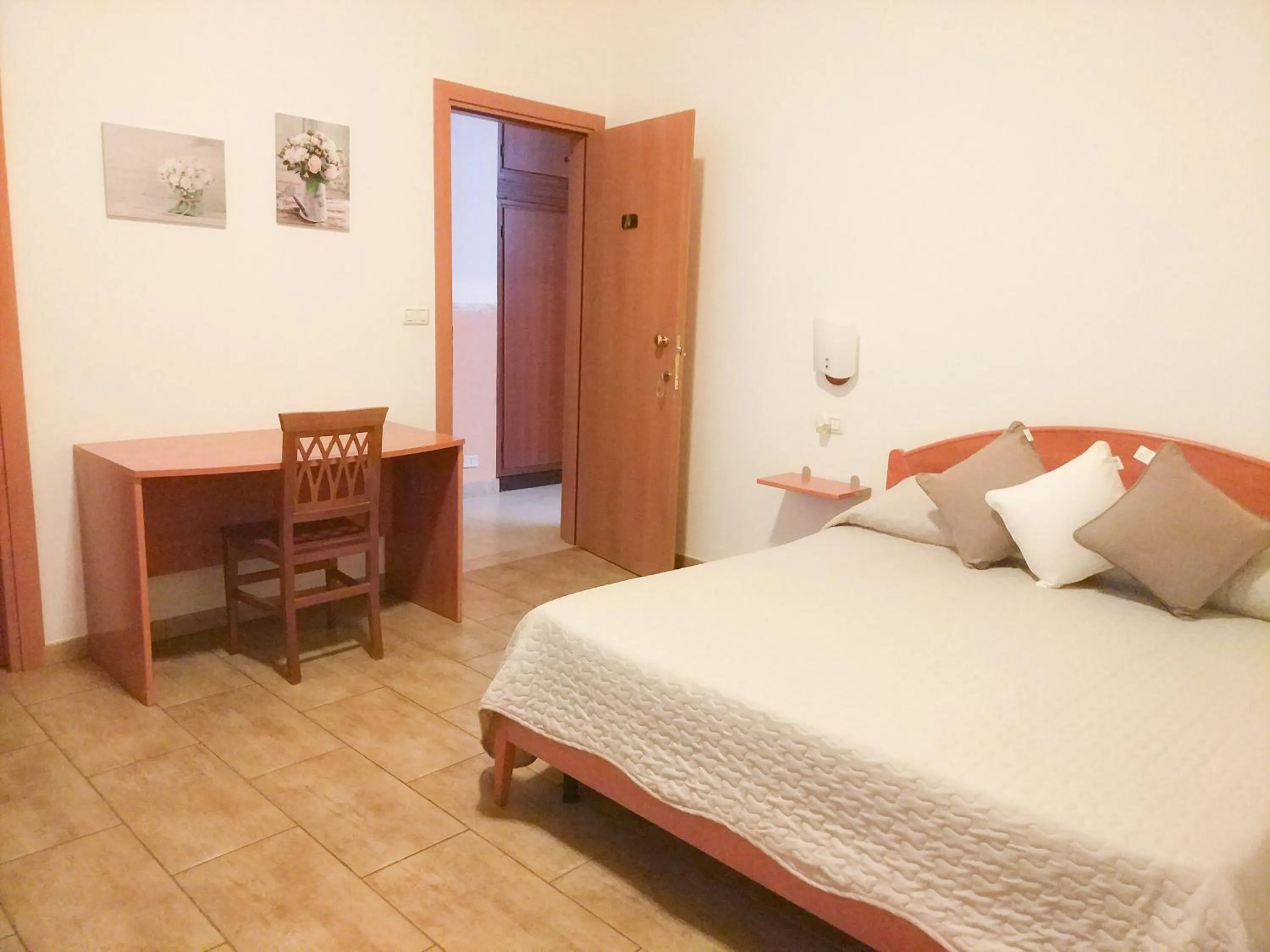 Bed in Hotel Villa Souvenir