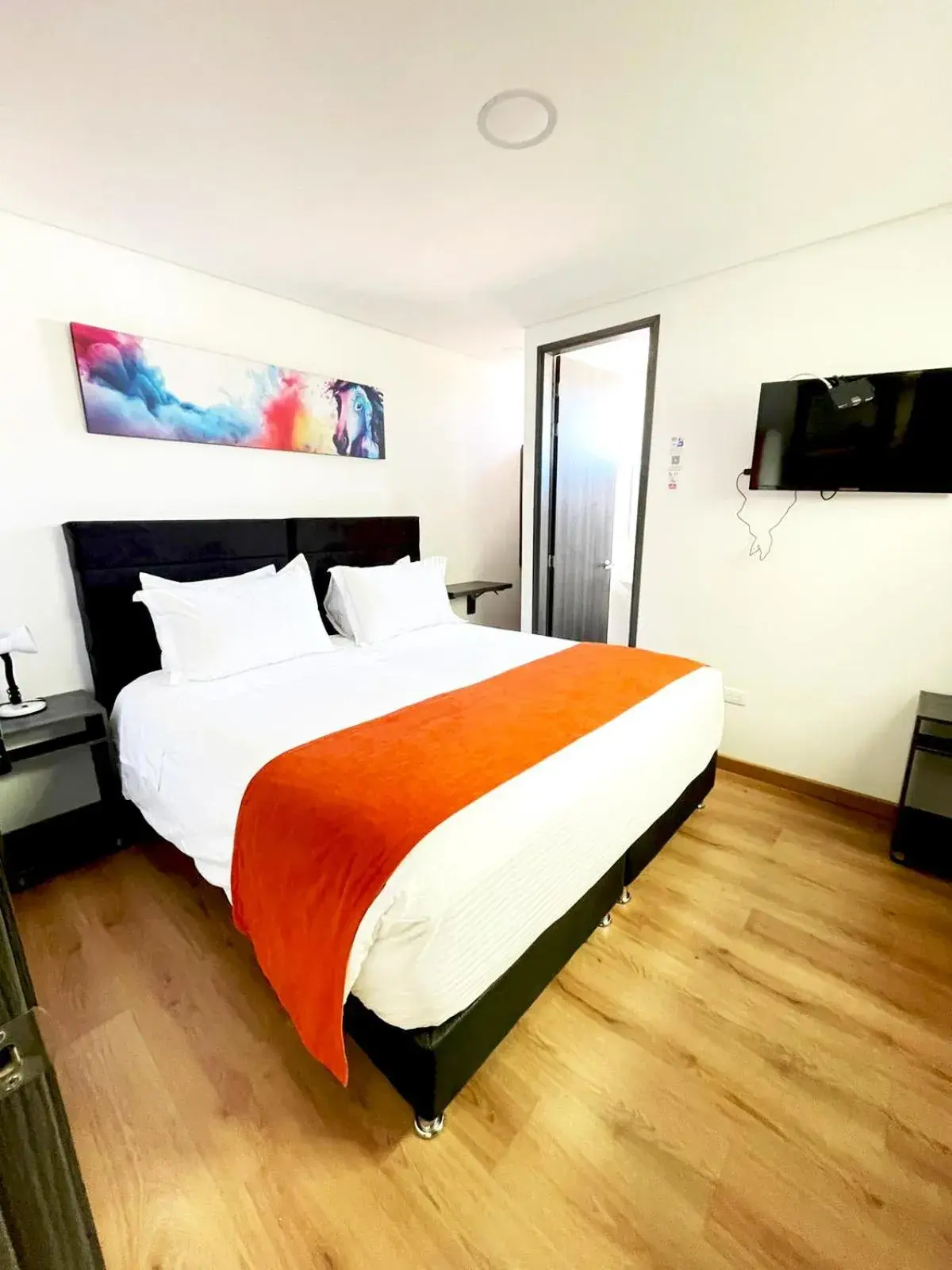 Bed in Hotel Portal de los Andes Bed in Hotel Portal de los Andes