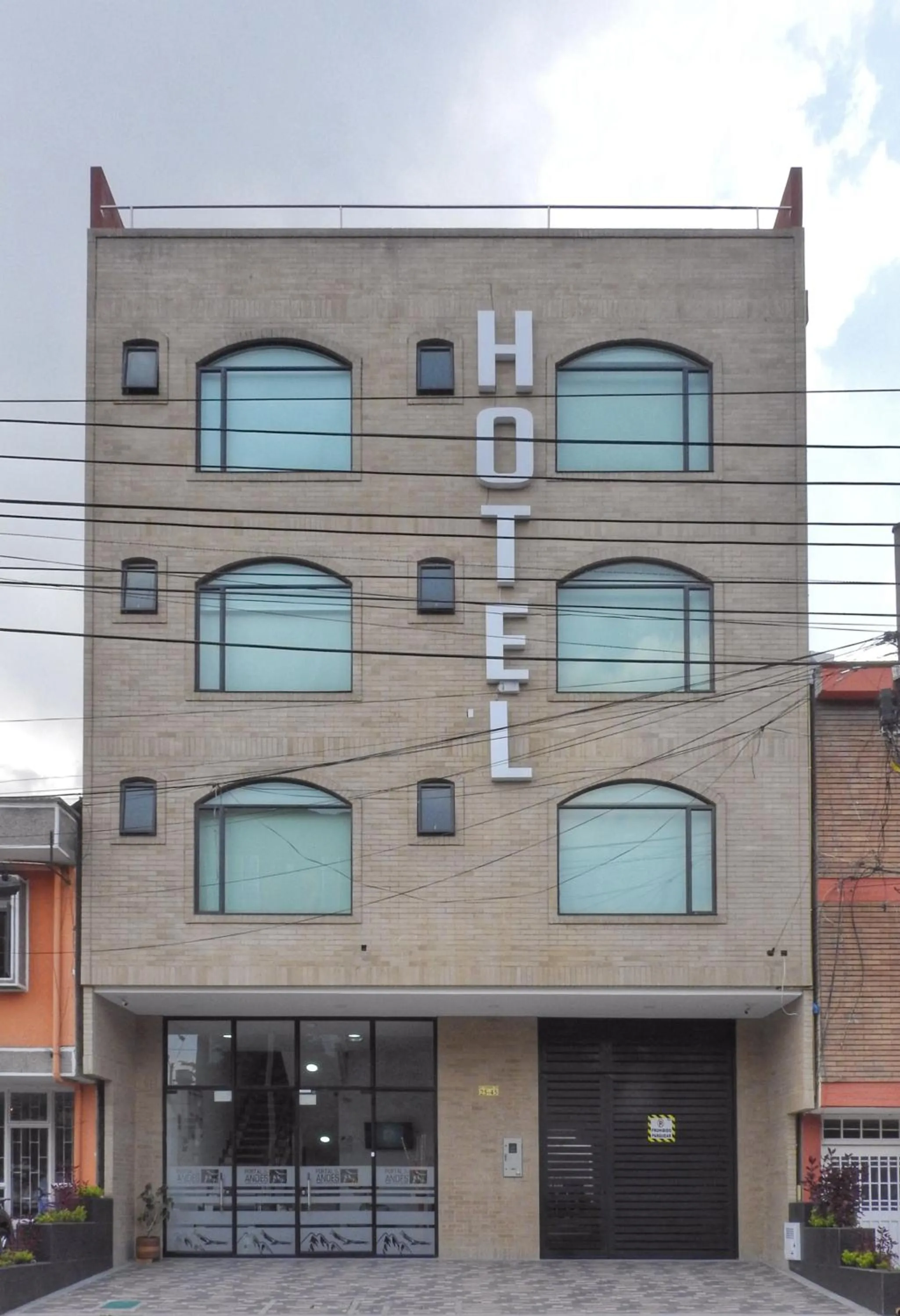 Property building in Hotel Portal de los Andes
