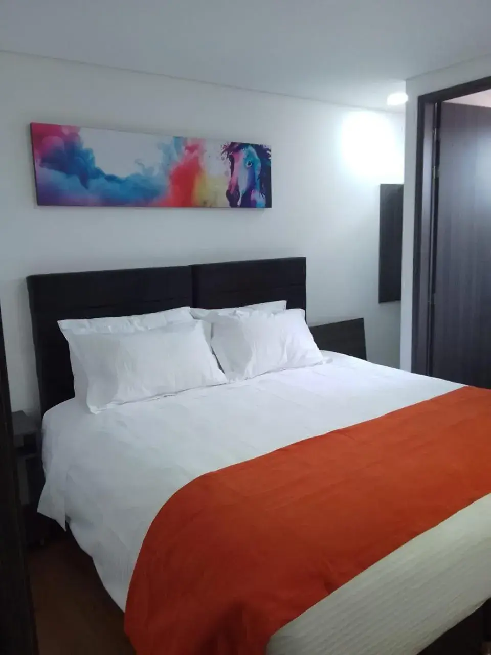 Bed in Hotel Portal de los Andes Bed in Hotel Portal de los Andes