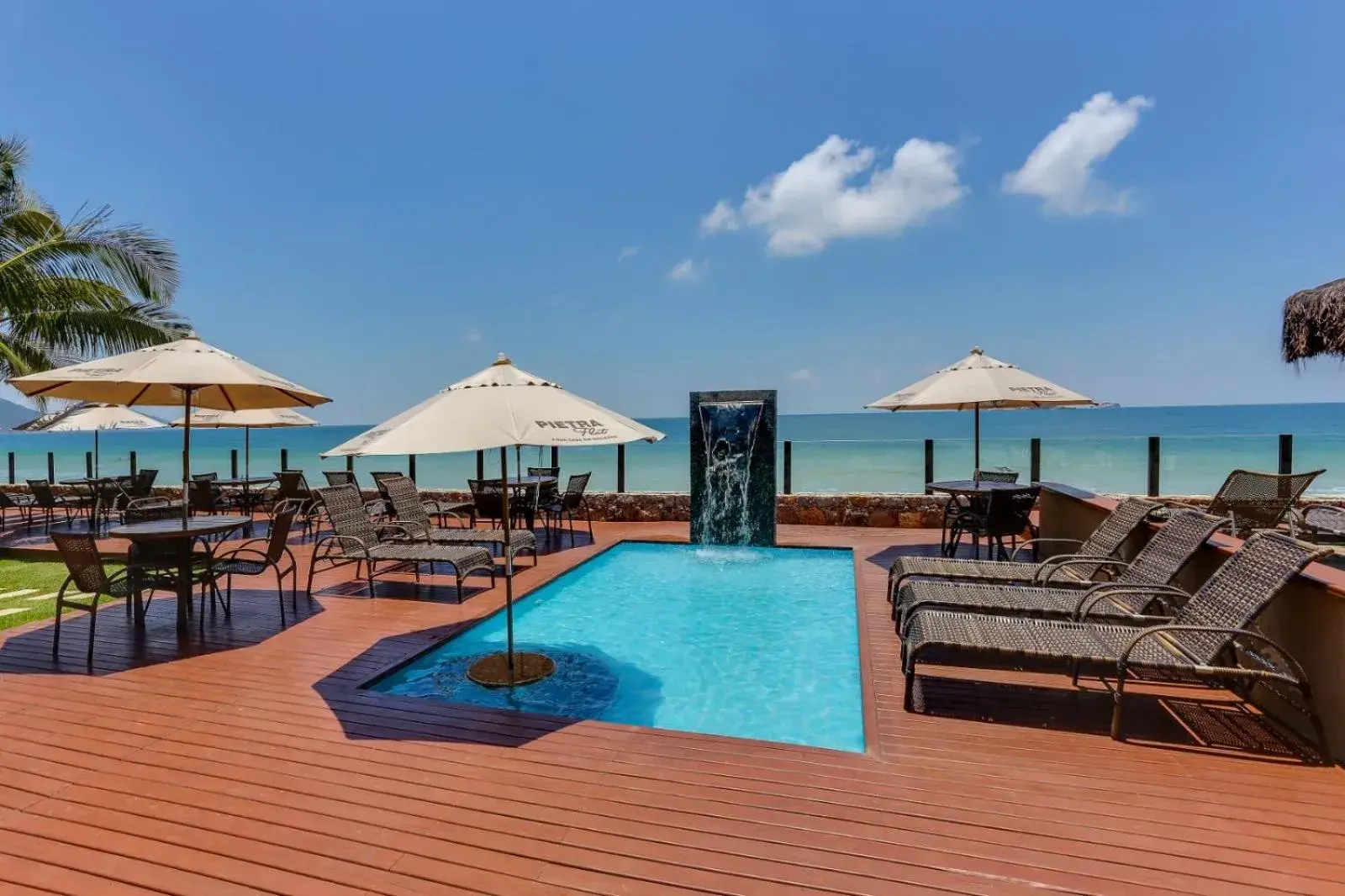 Pool view in Flat Pietra Pool view in Flat Pietra