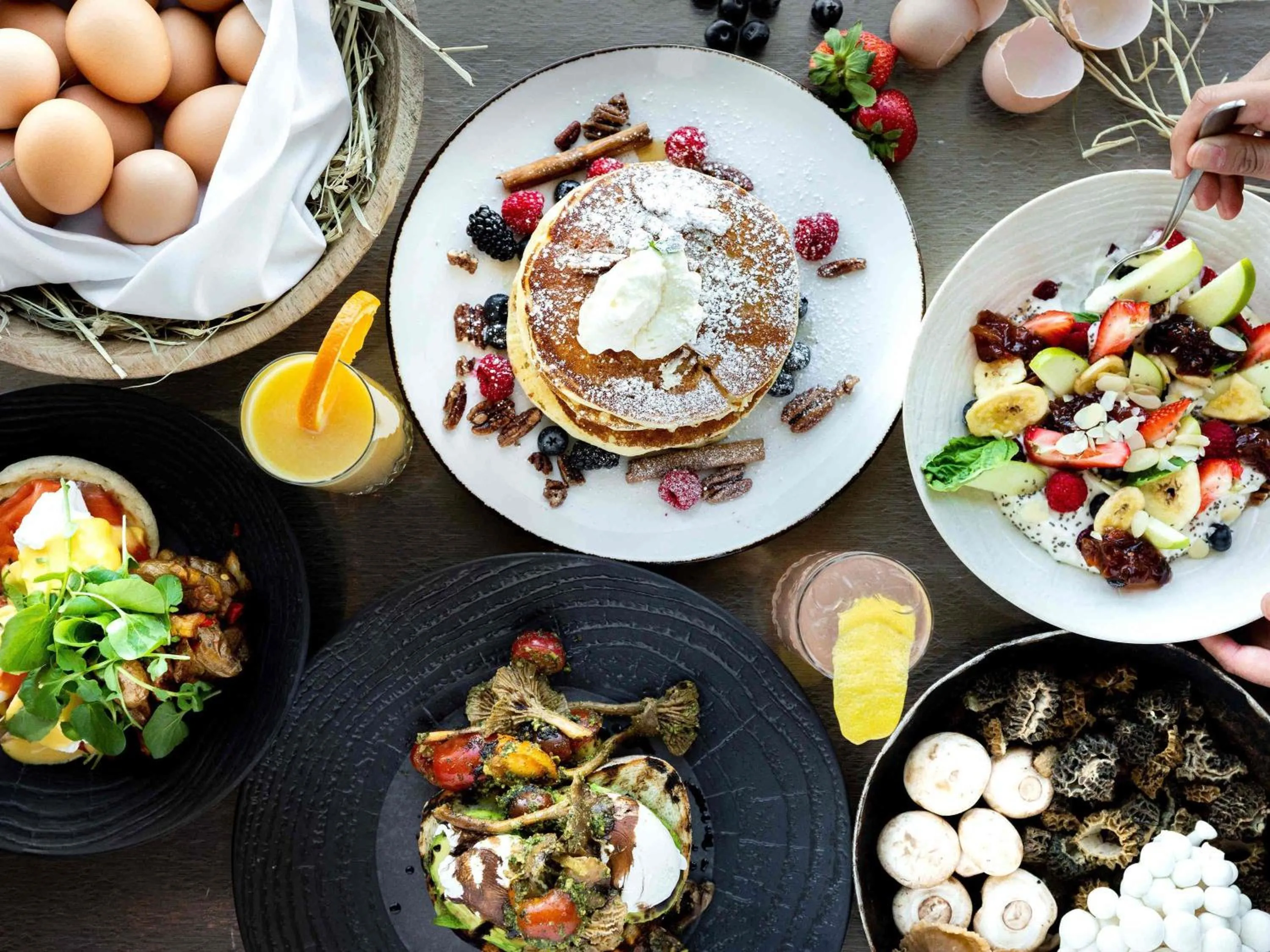 Breakfast in Fairmont Vancouver Airport In-Terminal Hotel