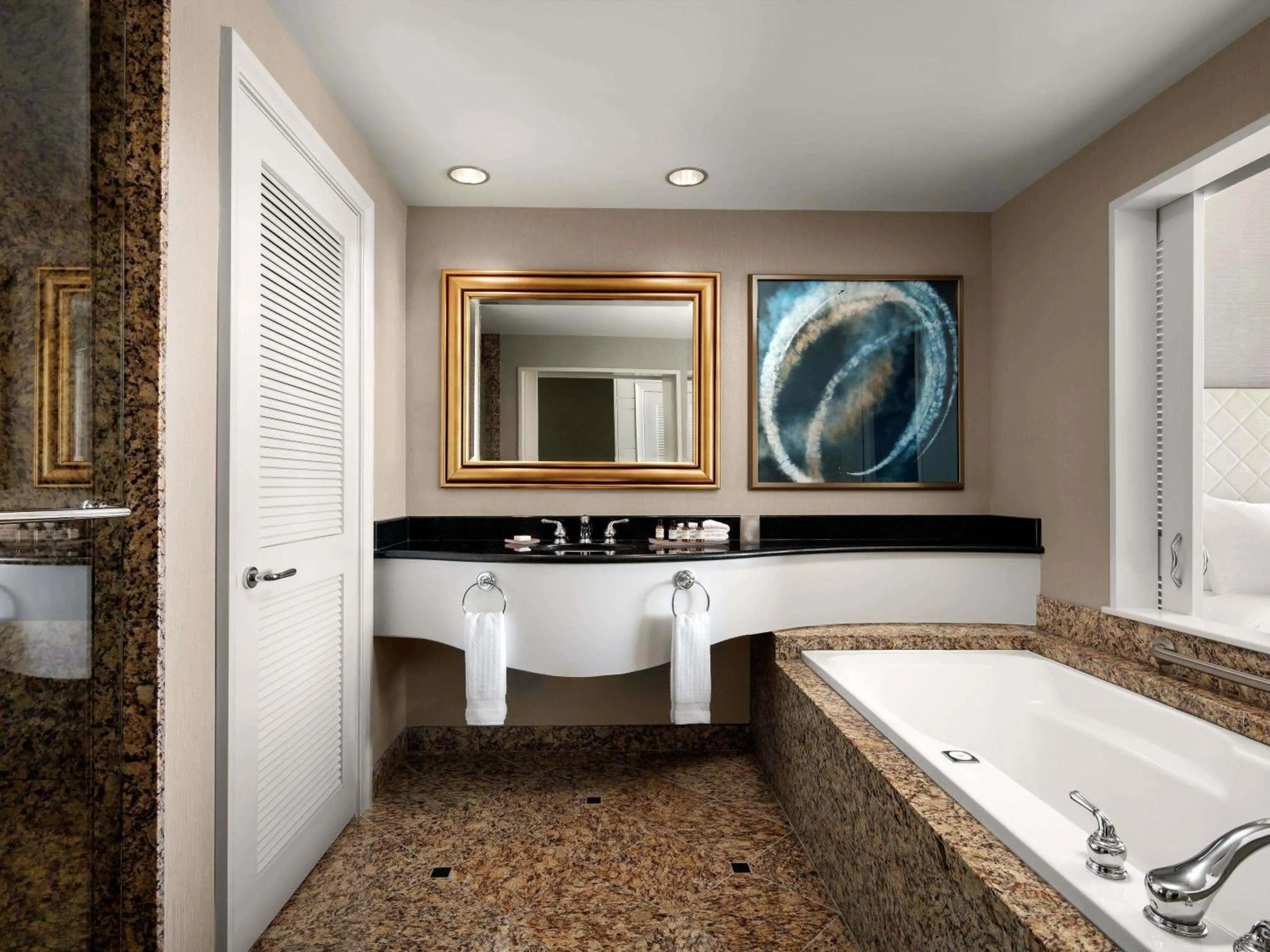 Bedroom in Fairmont Vancouver Airport In-Terminal Hotel