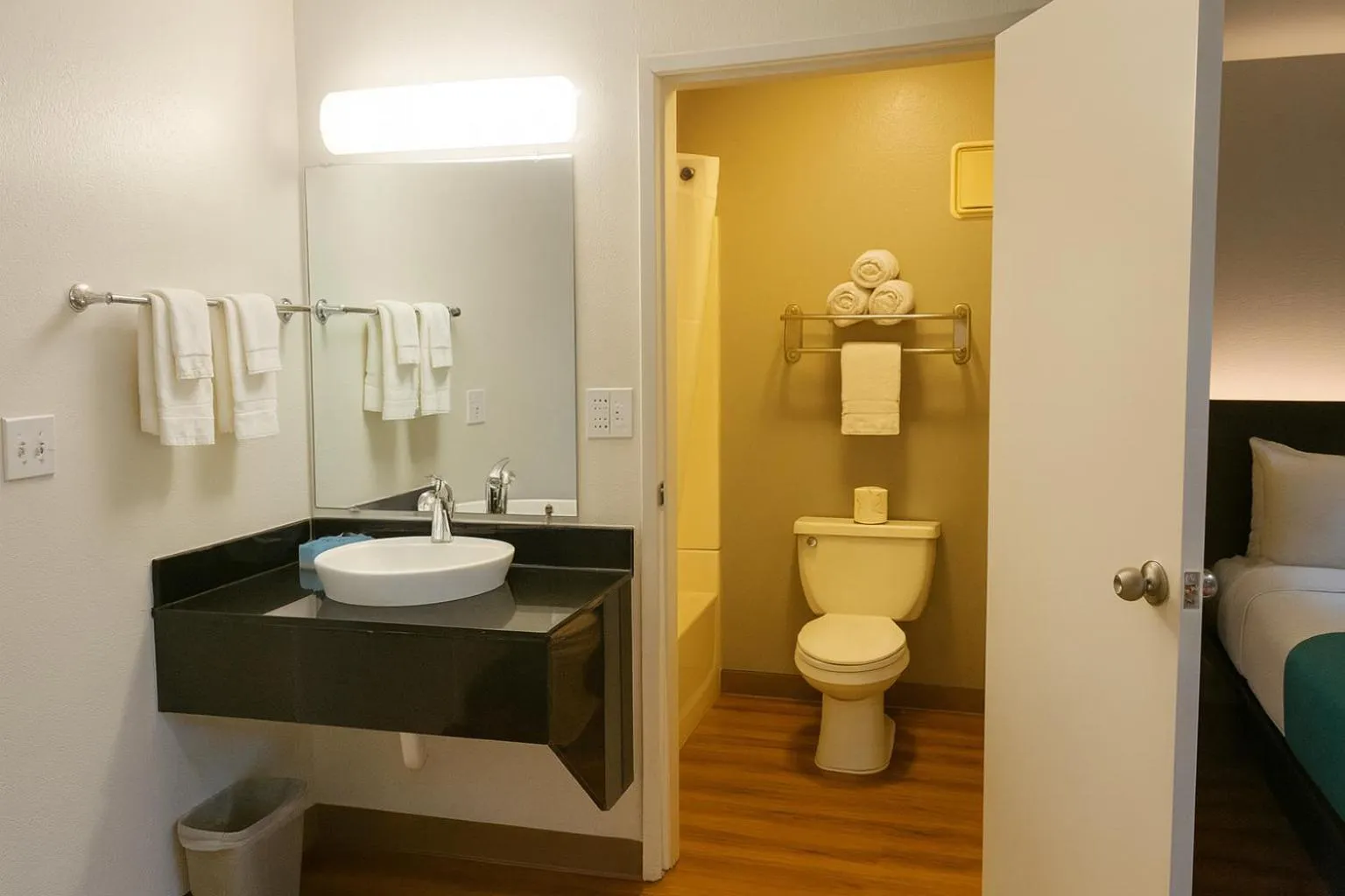 Bathroom in Motel 6-Duluth, MN