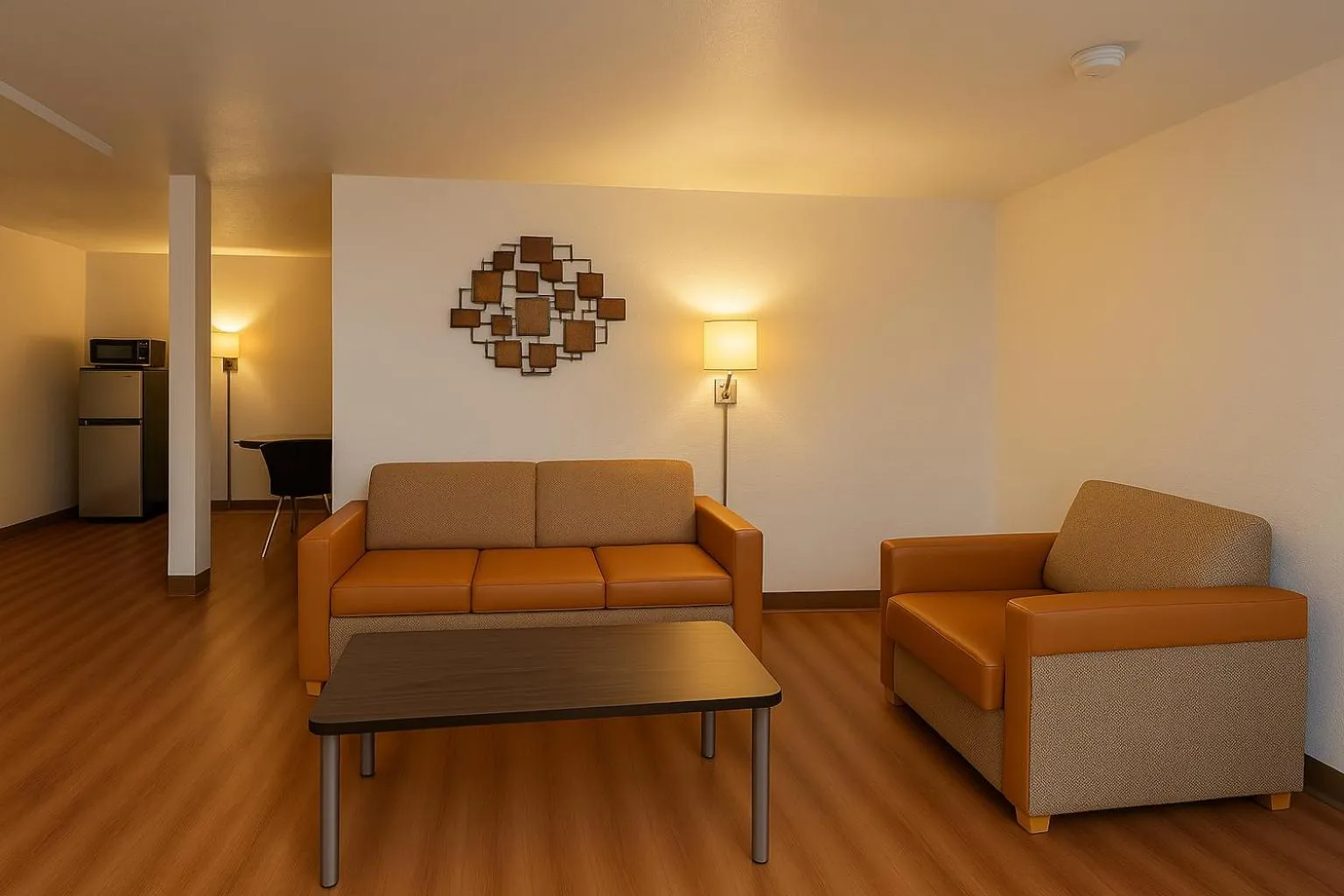 Living room in Motel 6-Duluth, MN