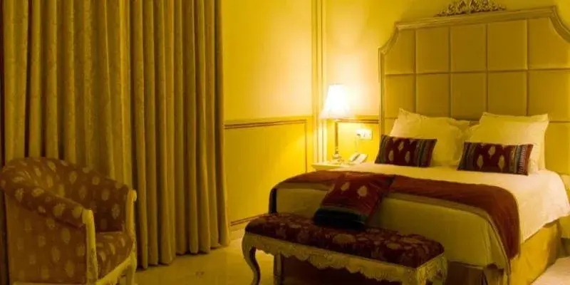 Photo of the whole room, Bed in Rajasthali Resort & Spa Photo of the whole room, Bed in Rajasthali Resort & Spa