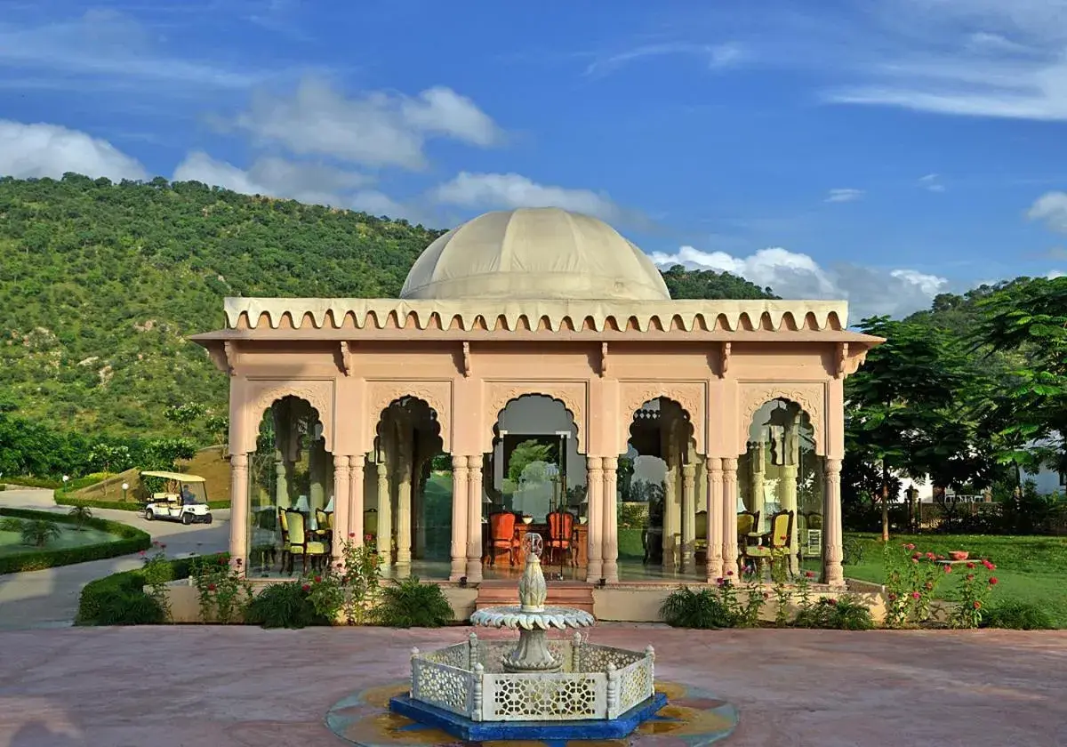 Lobby or reception in Rajasthali Resort & Spa Lobby or reception in Rajasthali Resort & Spa