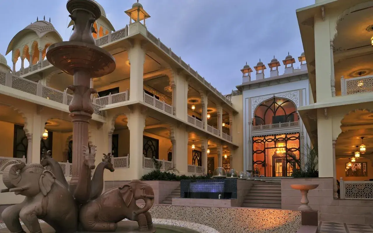 Facade/entrance in Rajasthali Resort & Spa Facade/entrance in Rajasthali Resort & Spa