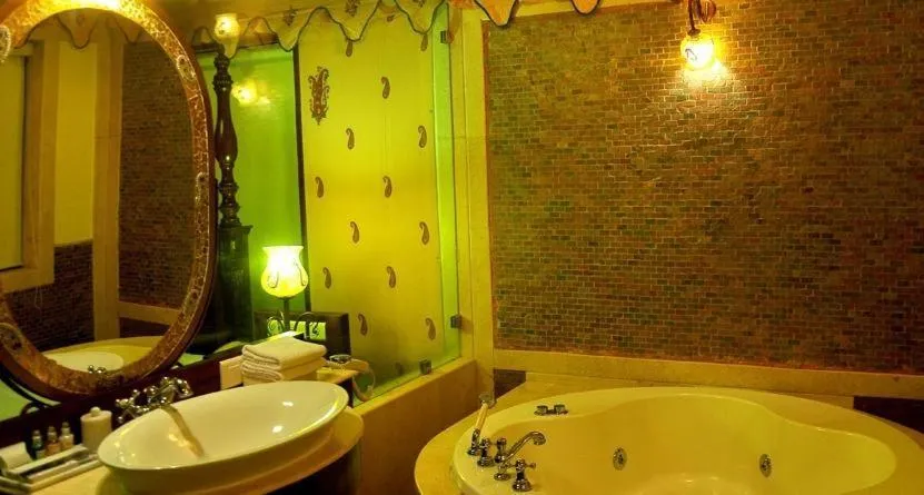 Bathroom in Rajasthali Resort & Spa