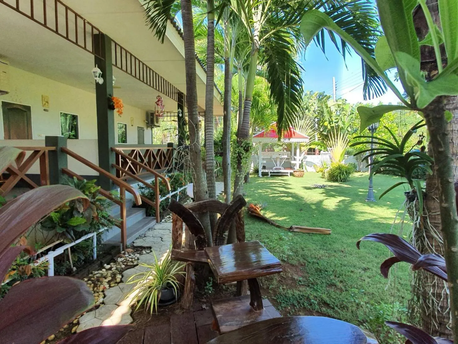 Garden view in Happy Mind Resort