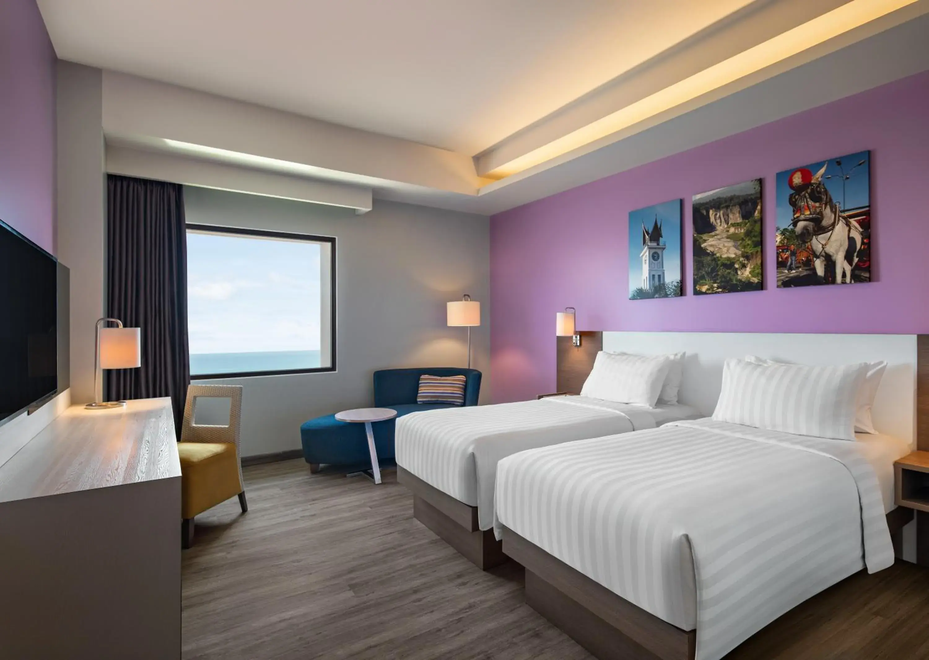 Bed in Mercure Padang Bed in Mercure Padang