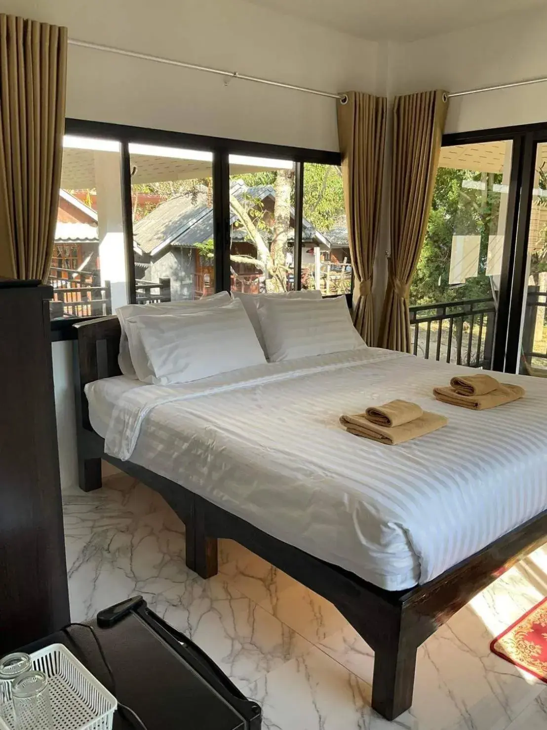 Bed in Family Hut Pai Bed in Family Hut Pai