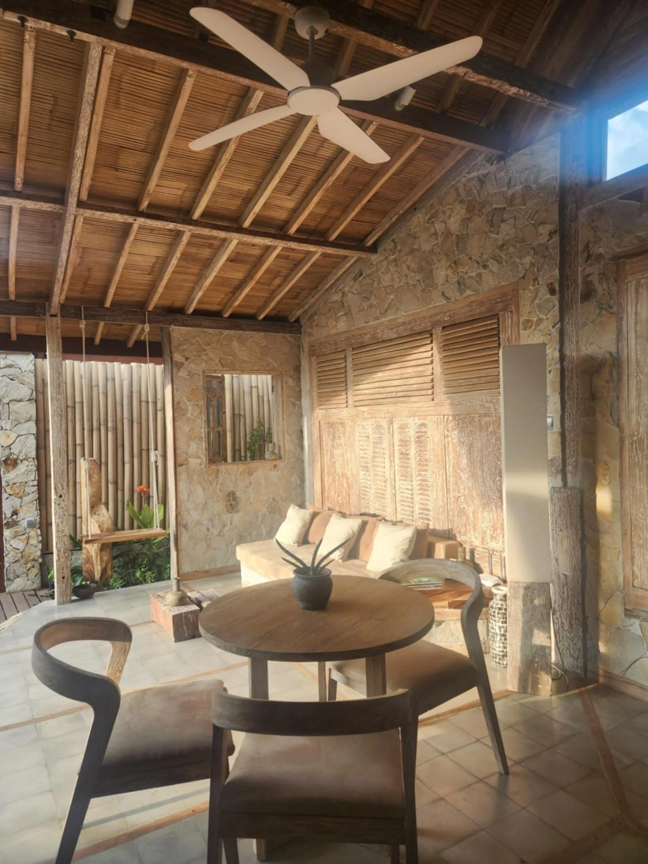 Seating area in Gili Joglo